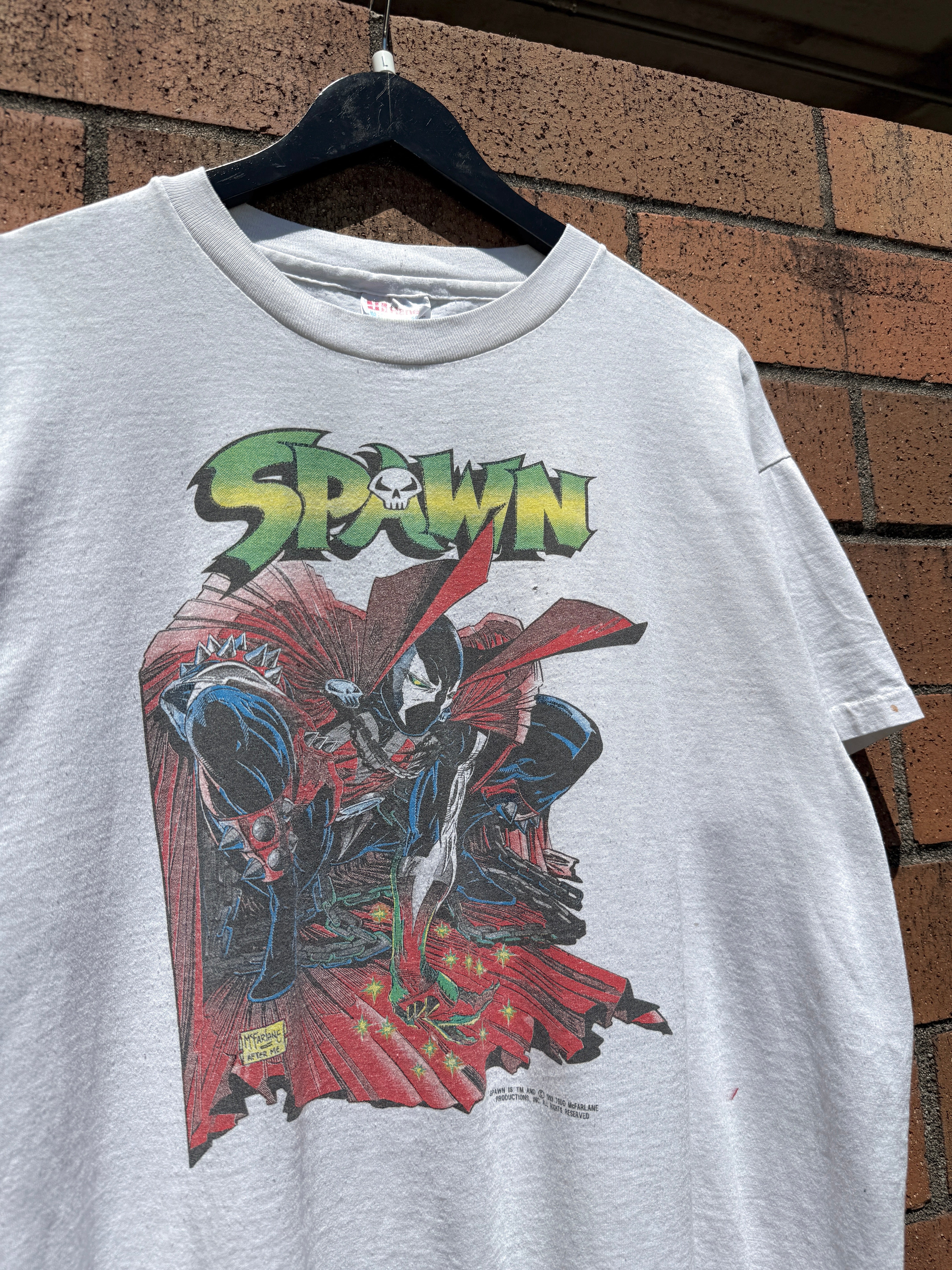 1993 Spawn Todd McFarlane Comic Tee Size L