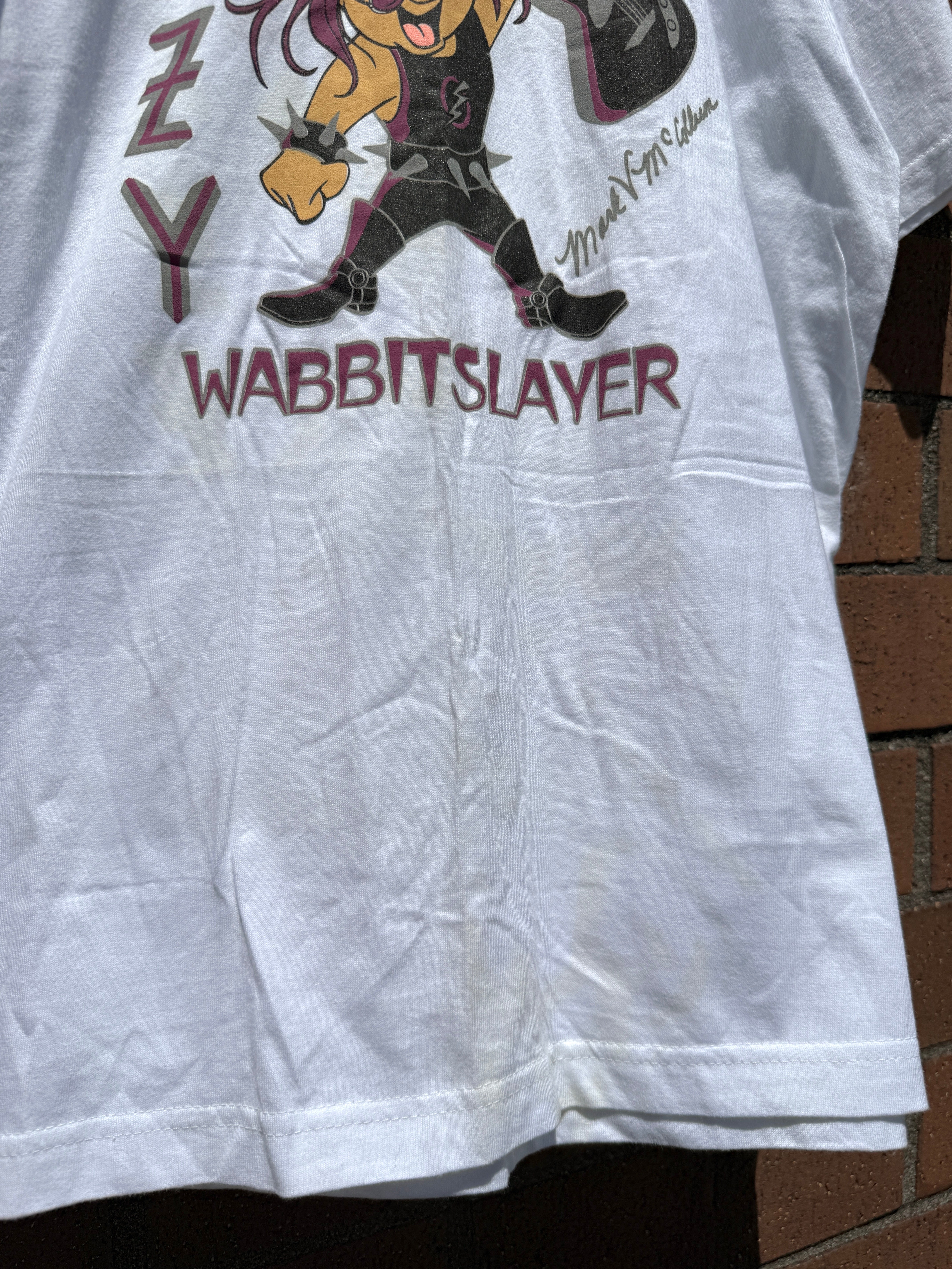 90s Wabbit Slayer Ozzy Osbourne Elmer Fudd Tee Size XL