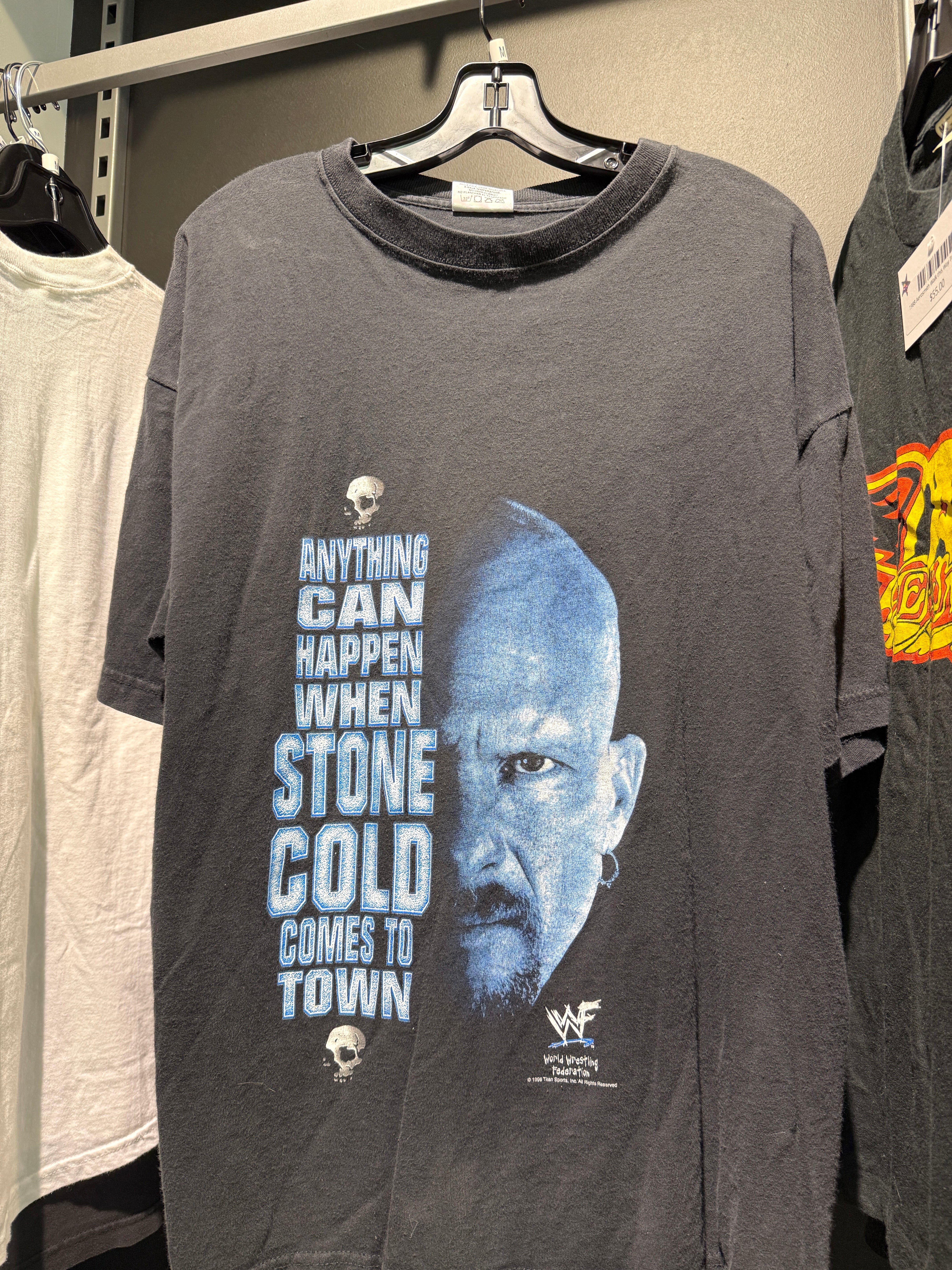 1998 Stone Cold Anything Can Happen WWF Tee Size M