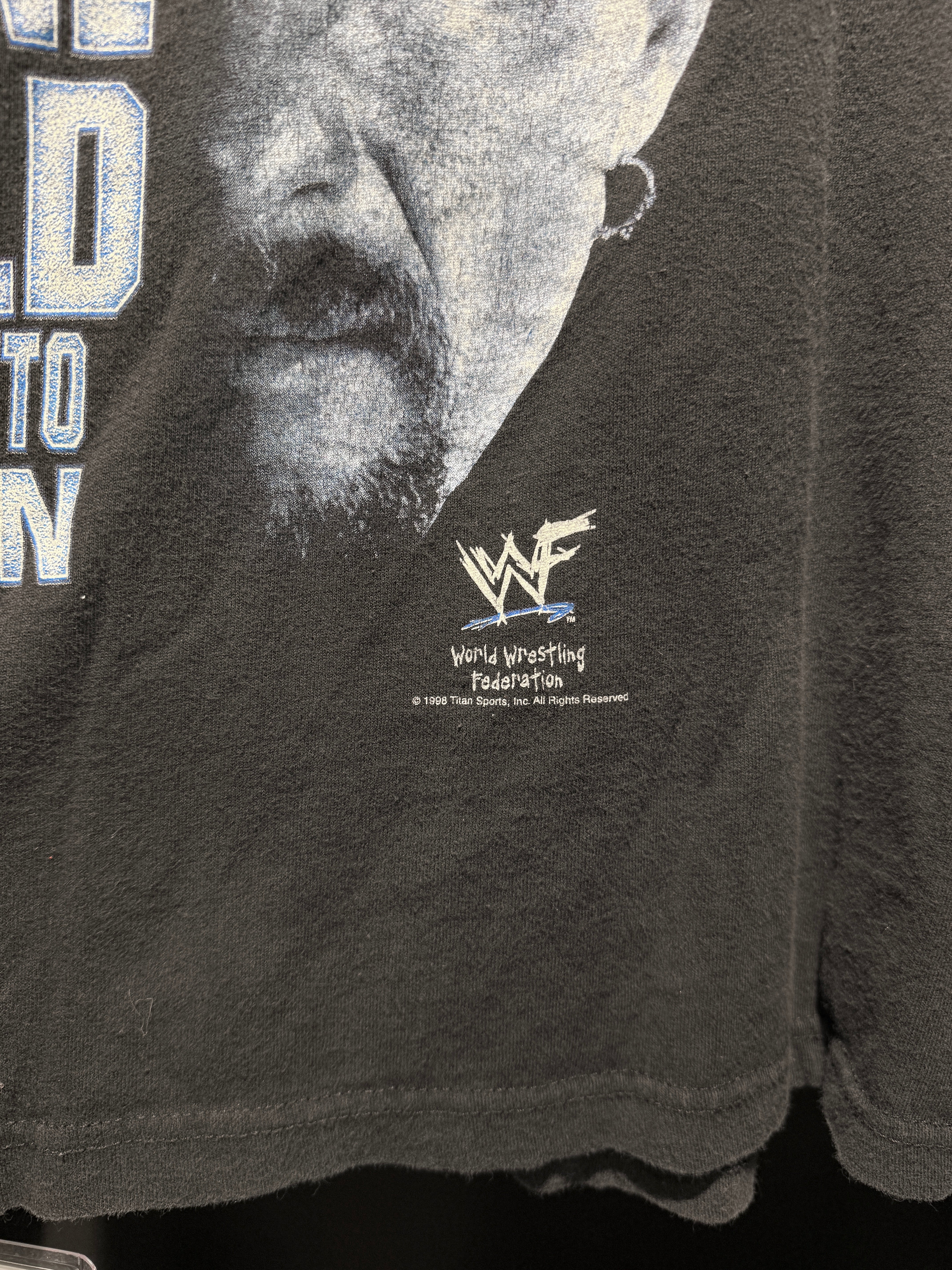 1998 Stone Cold Anything Can Happen WWF Tee Size M