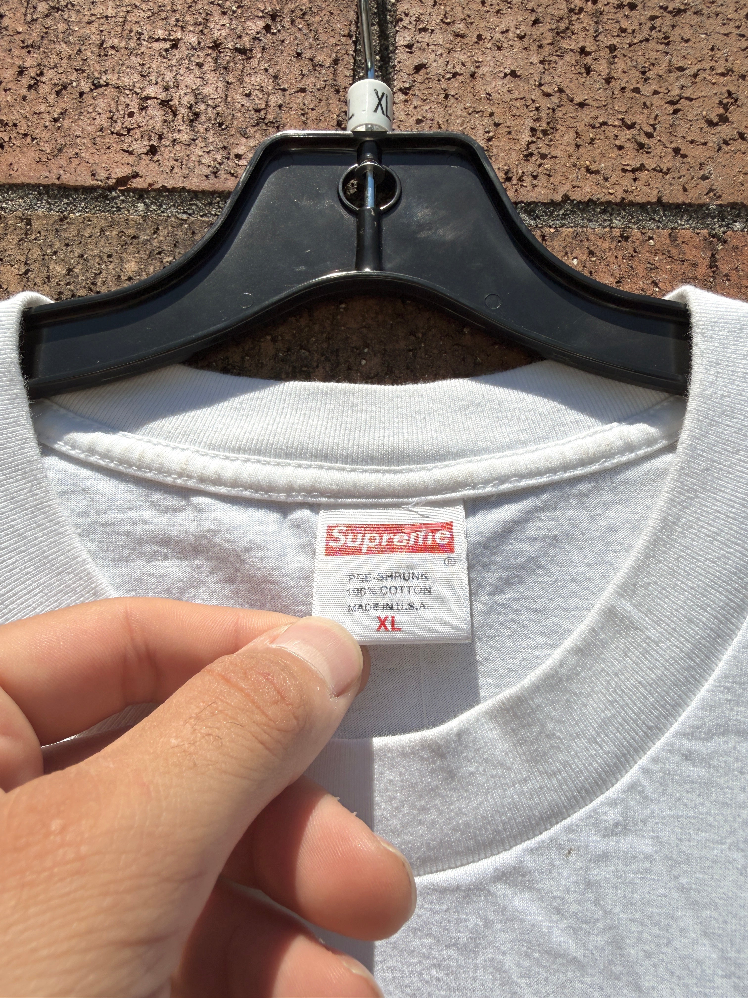 Supreme Scarface Shower Tee White FW17 Size XL