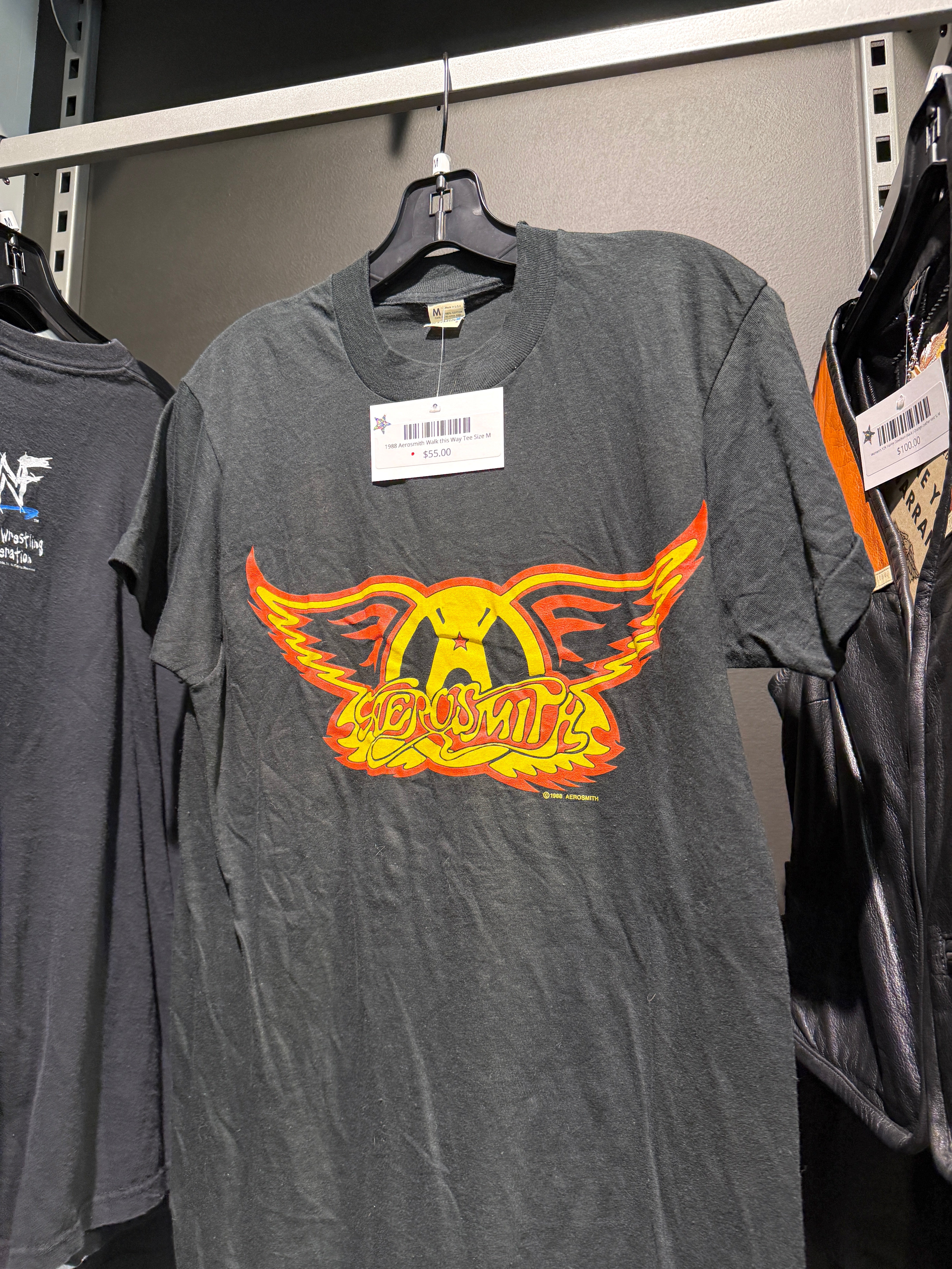 1988 Aerosmith Walk this Way Tee Size M