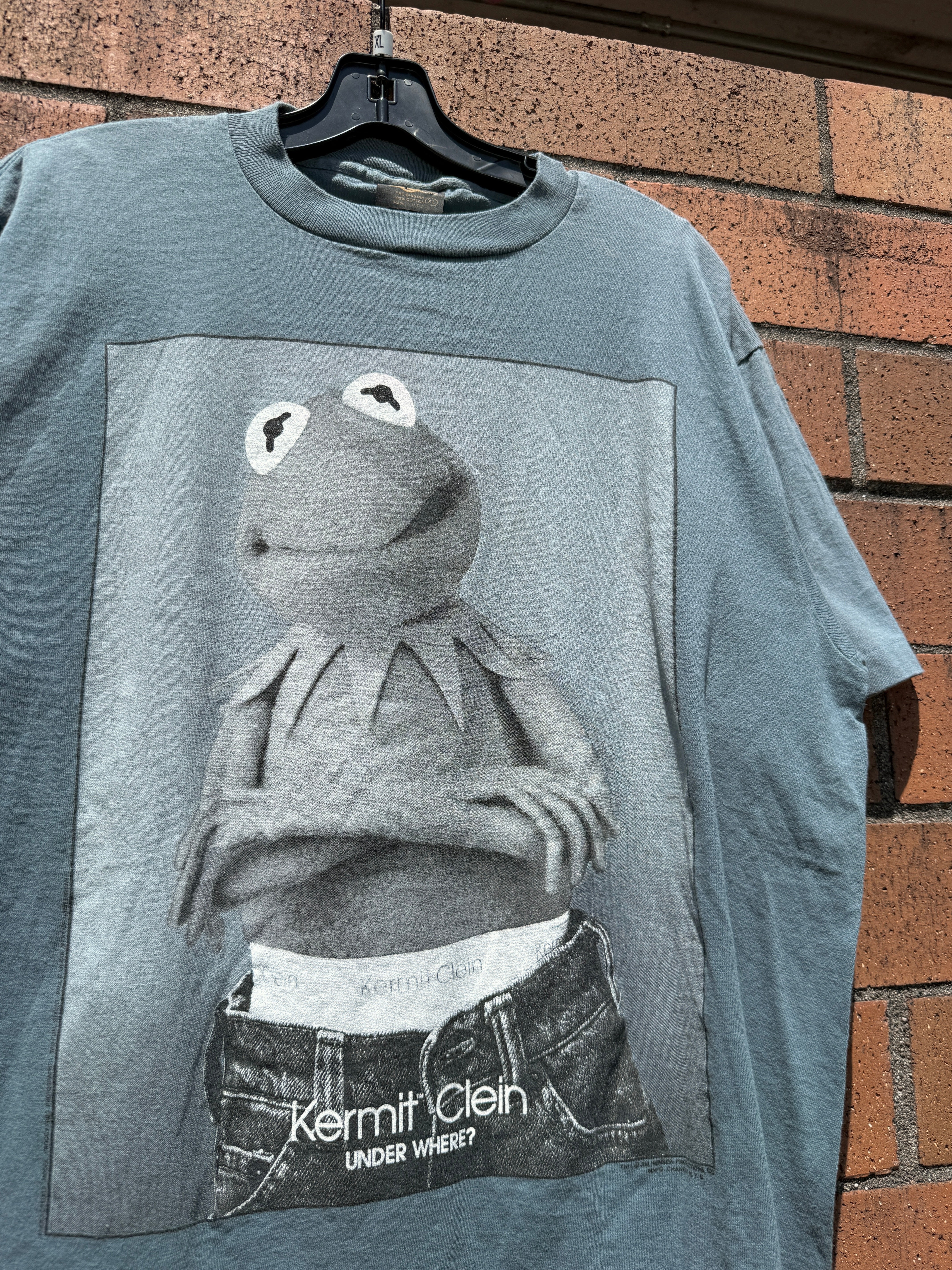 90s Kermit Calvin Klein Changes Tee Size XL
