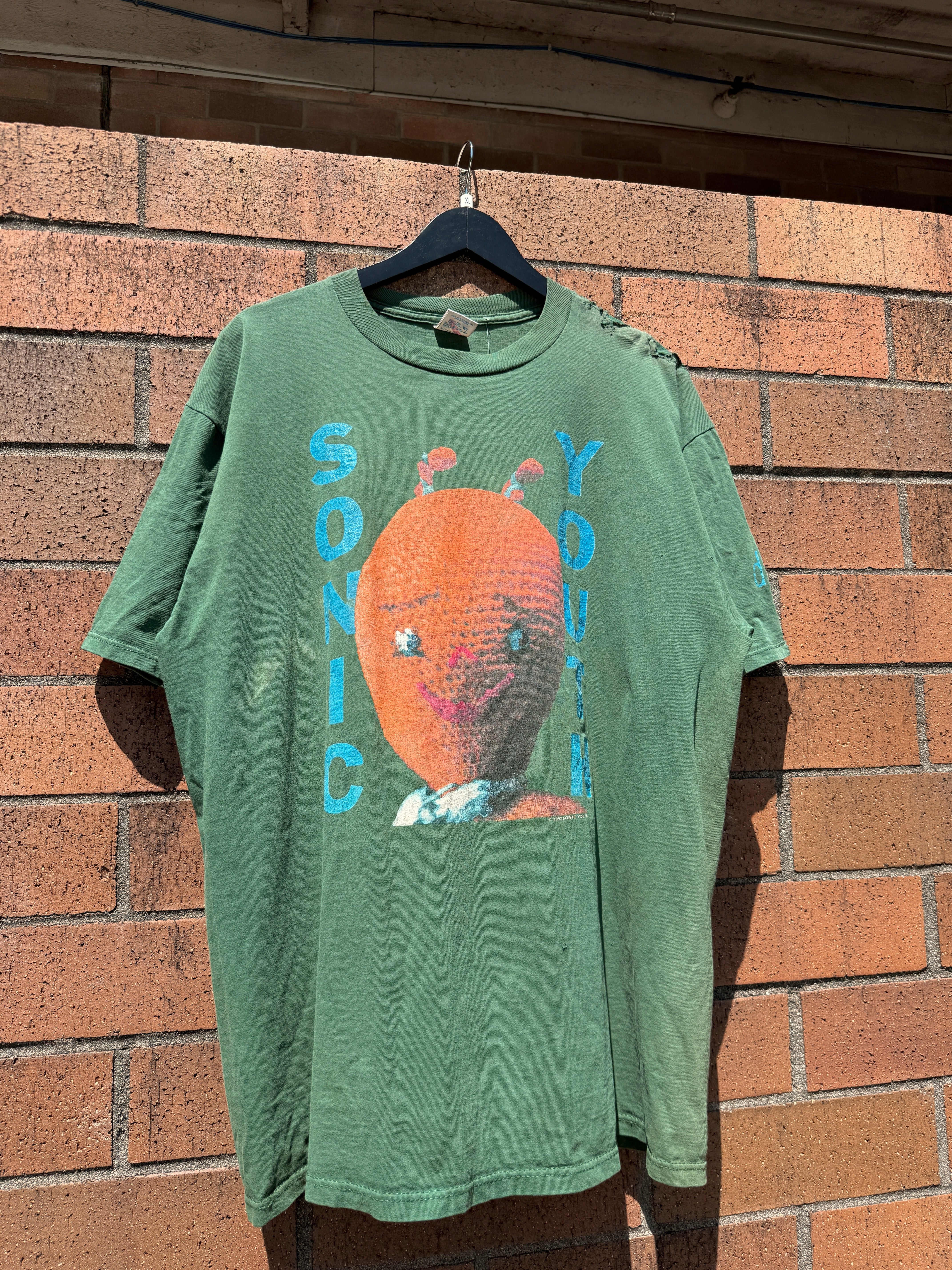1992 Sonic Youth Dirty Jerzees Tee Size XL