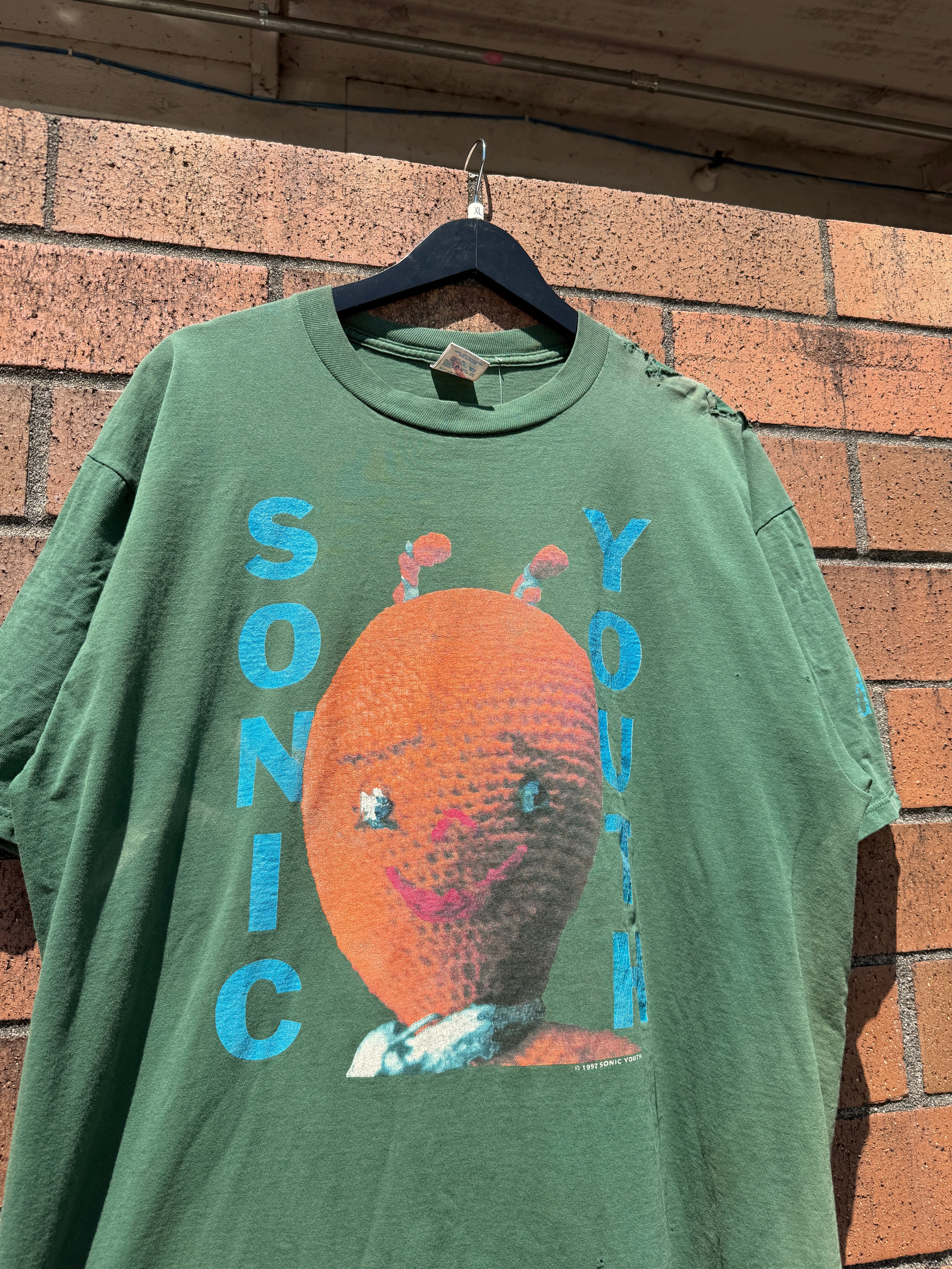 1992 Sonic Youth Dirty Jerzees Tee Size XL