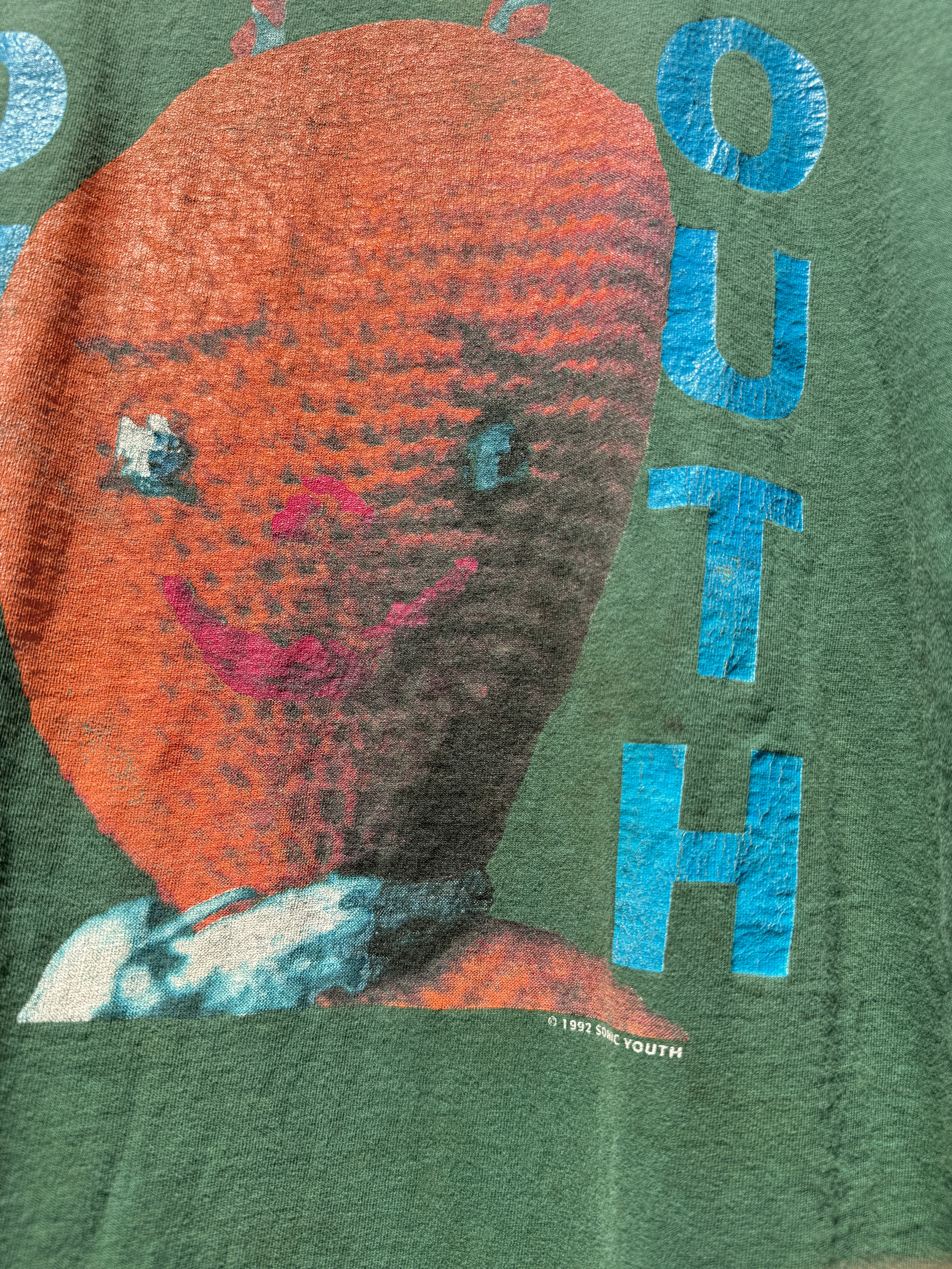 1992 Sonic Youth Dirty Jerzees Tee Size XL