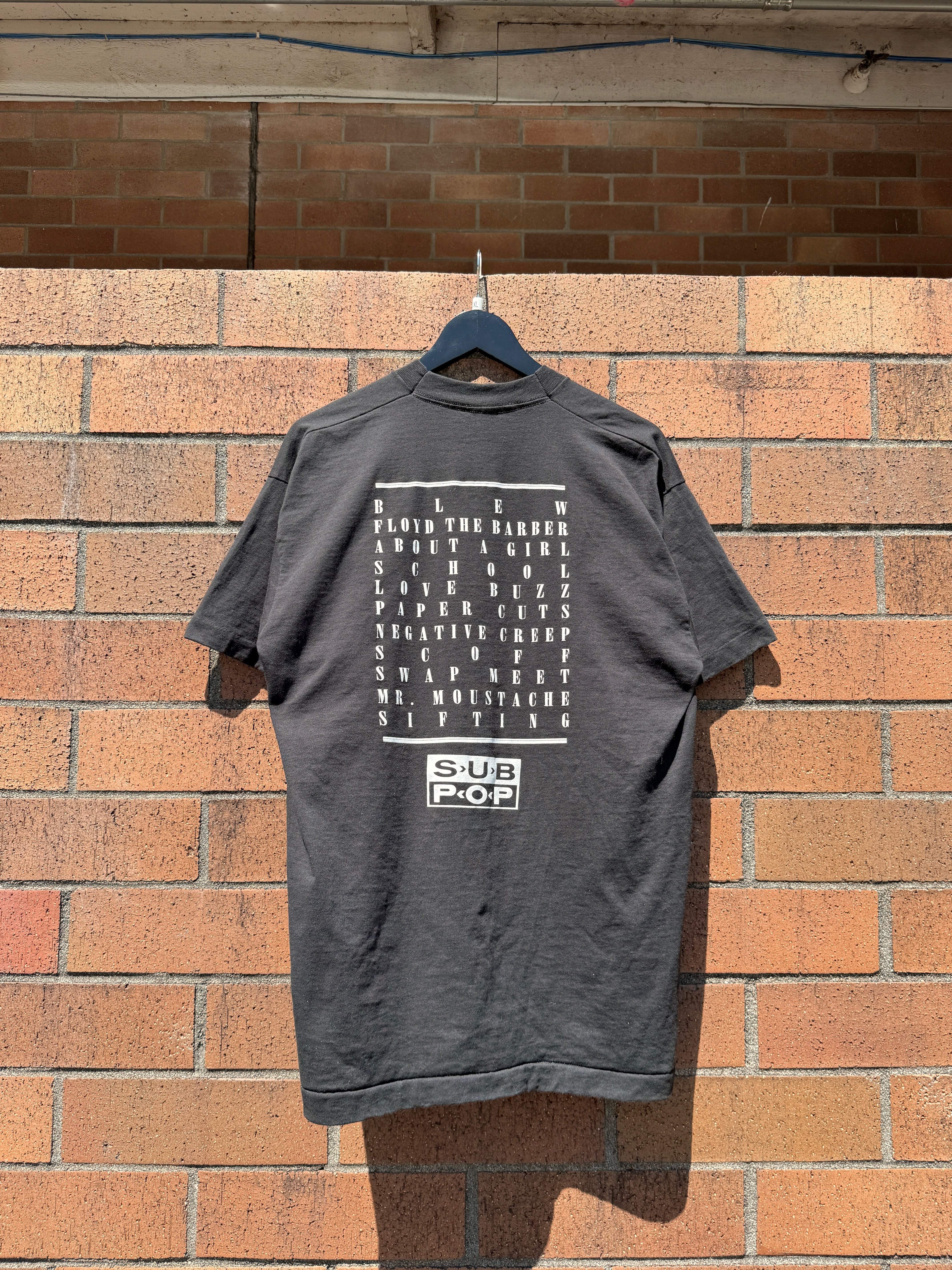 90s Nirvana Bleach Sub Pop Records Tee Size XL