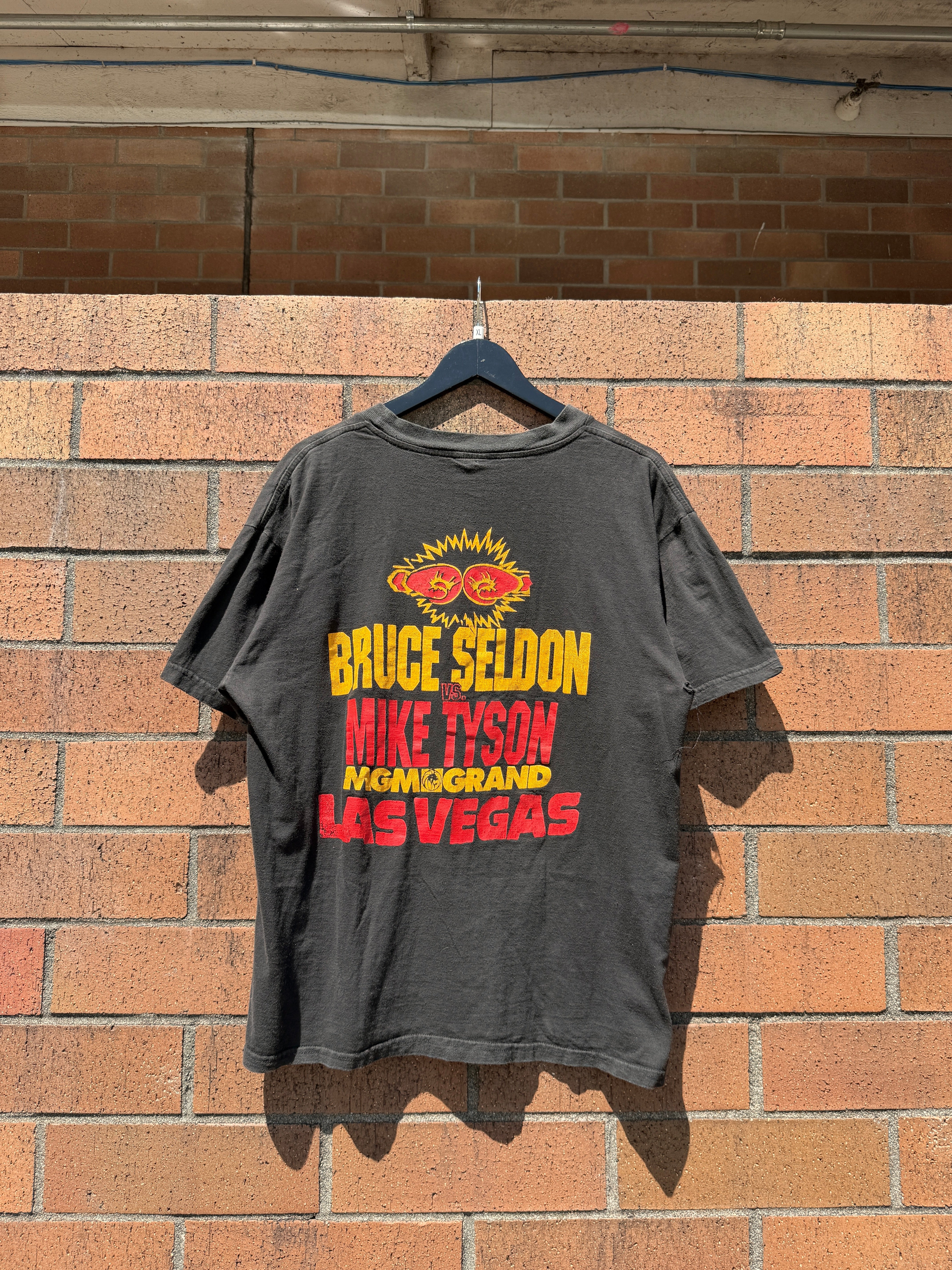 1996 Tyson vs Seldon WBA Championship Boxing Tee Size XL