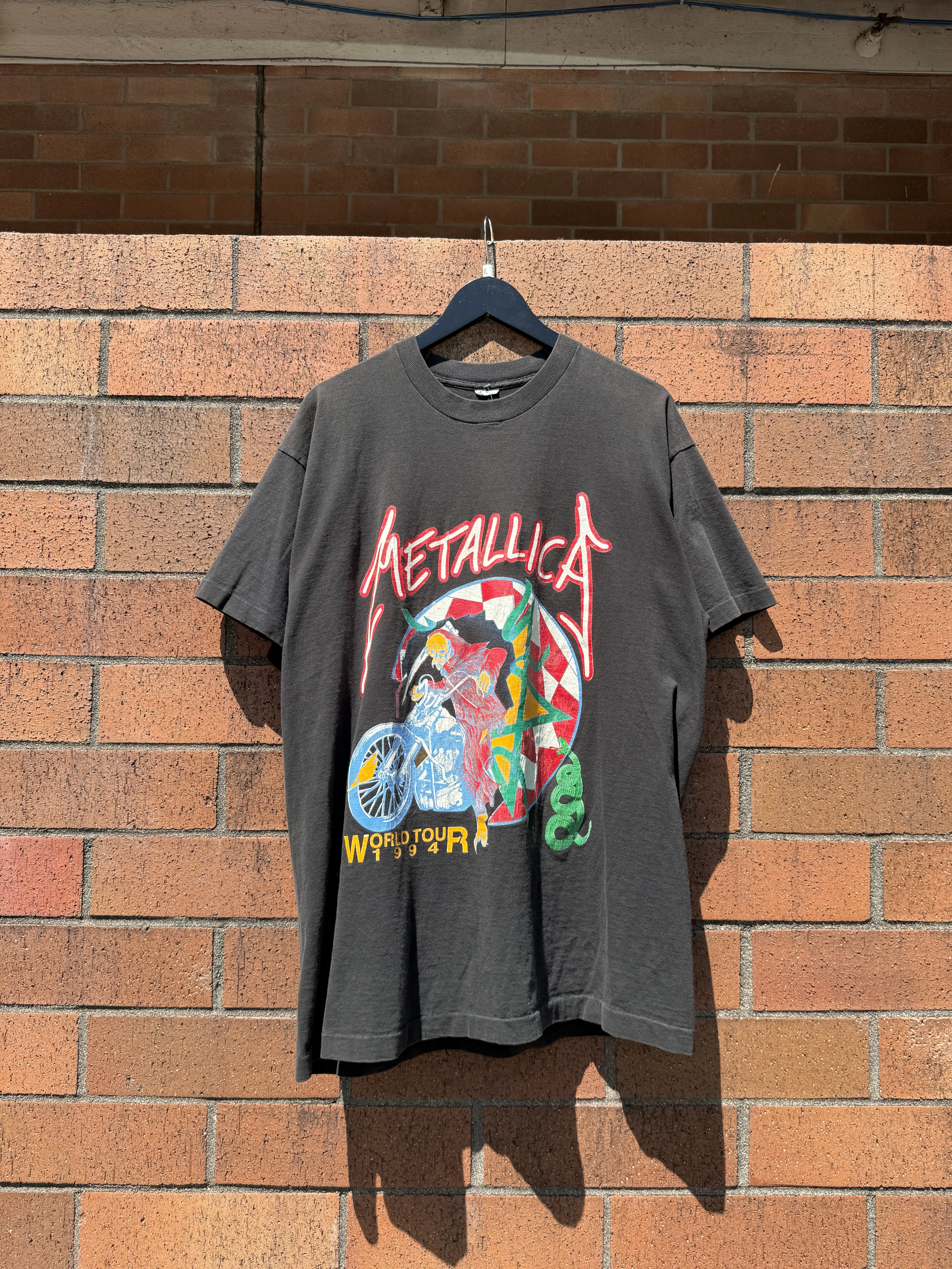 1994 Metallica World Tour Tee Size XL