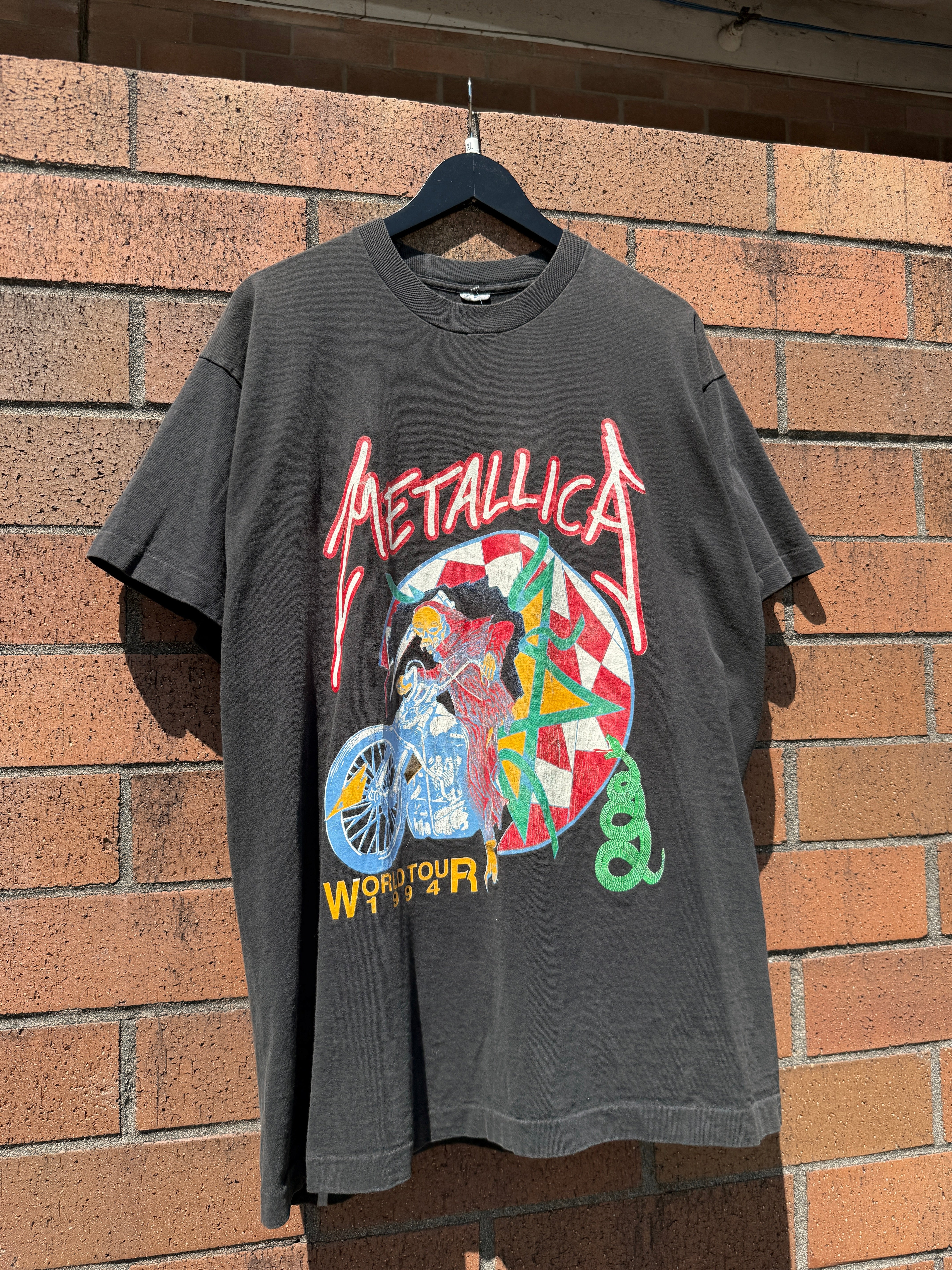 1994 Metallica World Tour Tee Size XL