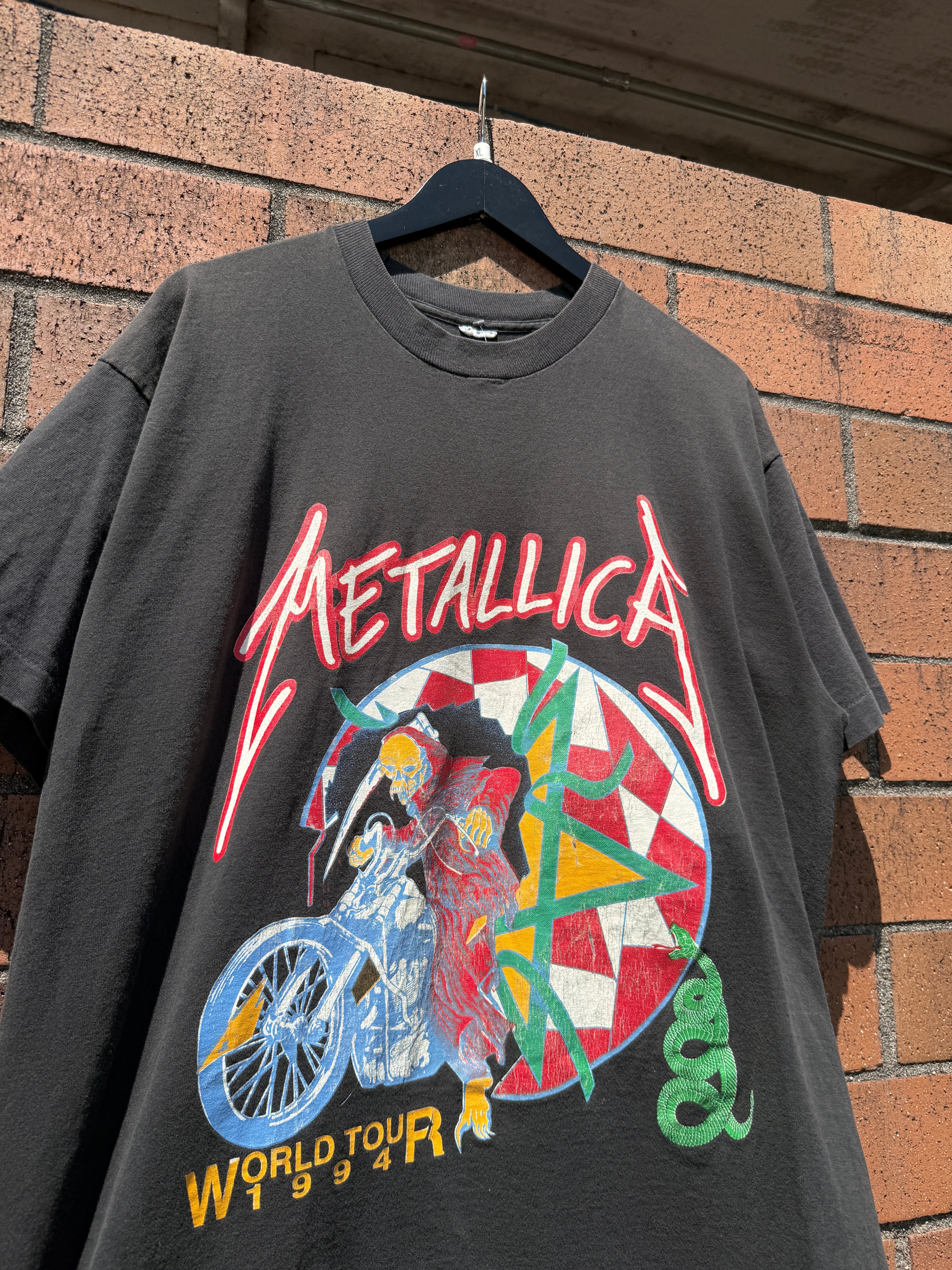 1994 Metallica World Tour Tee Size XL