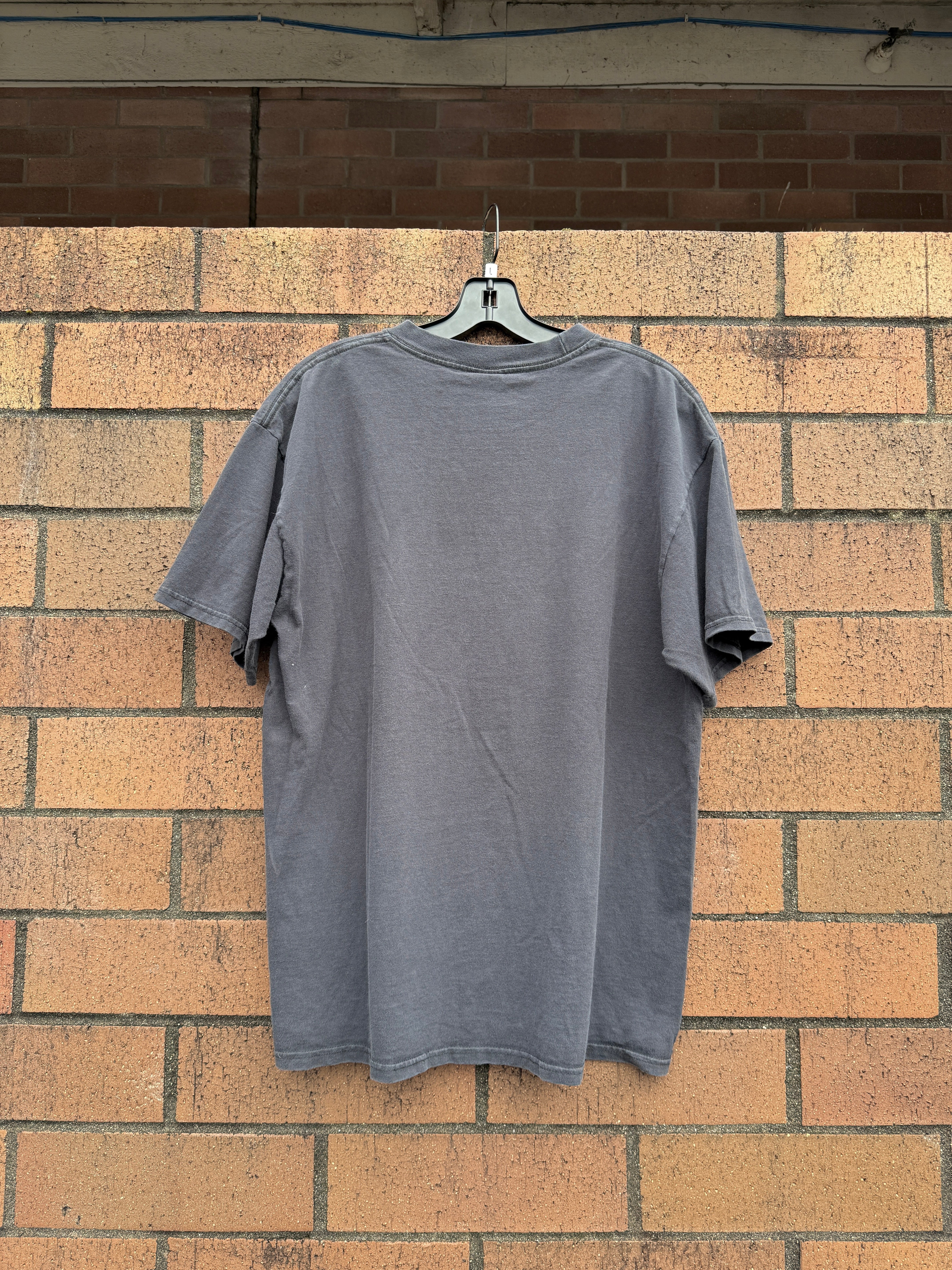 Y2K Stussy Knowledge is King Skull Tee Size L