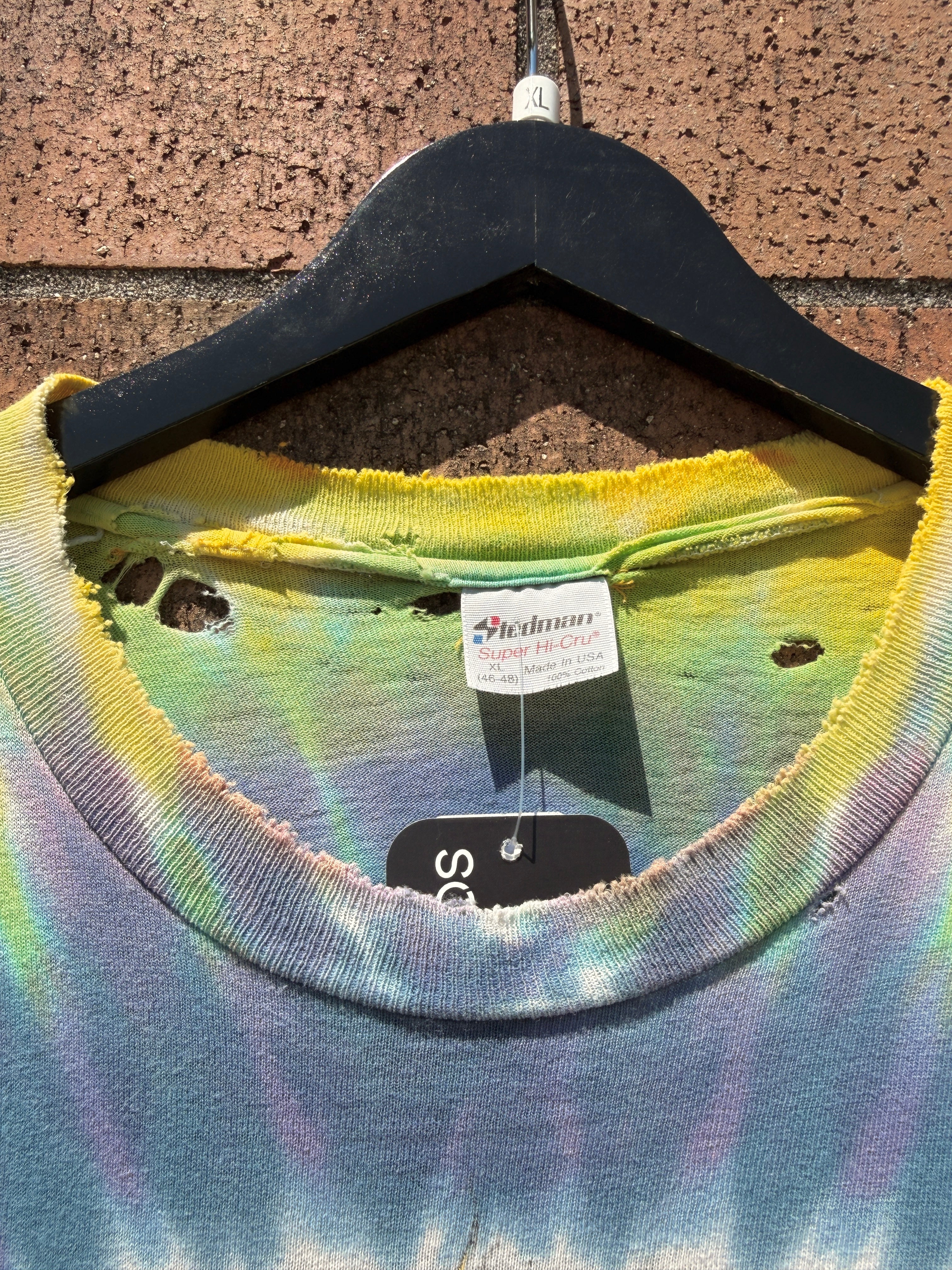 90s Jerry Jasper Sun & Moon Tie Dye Tee Size XL