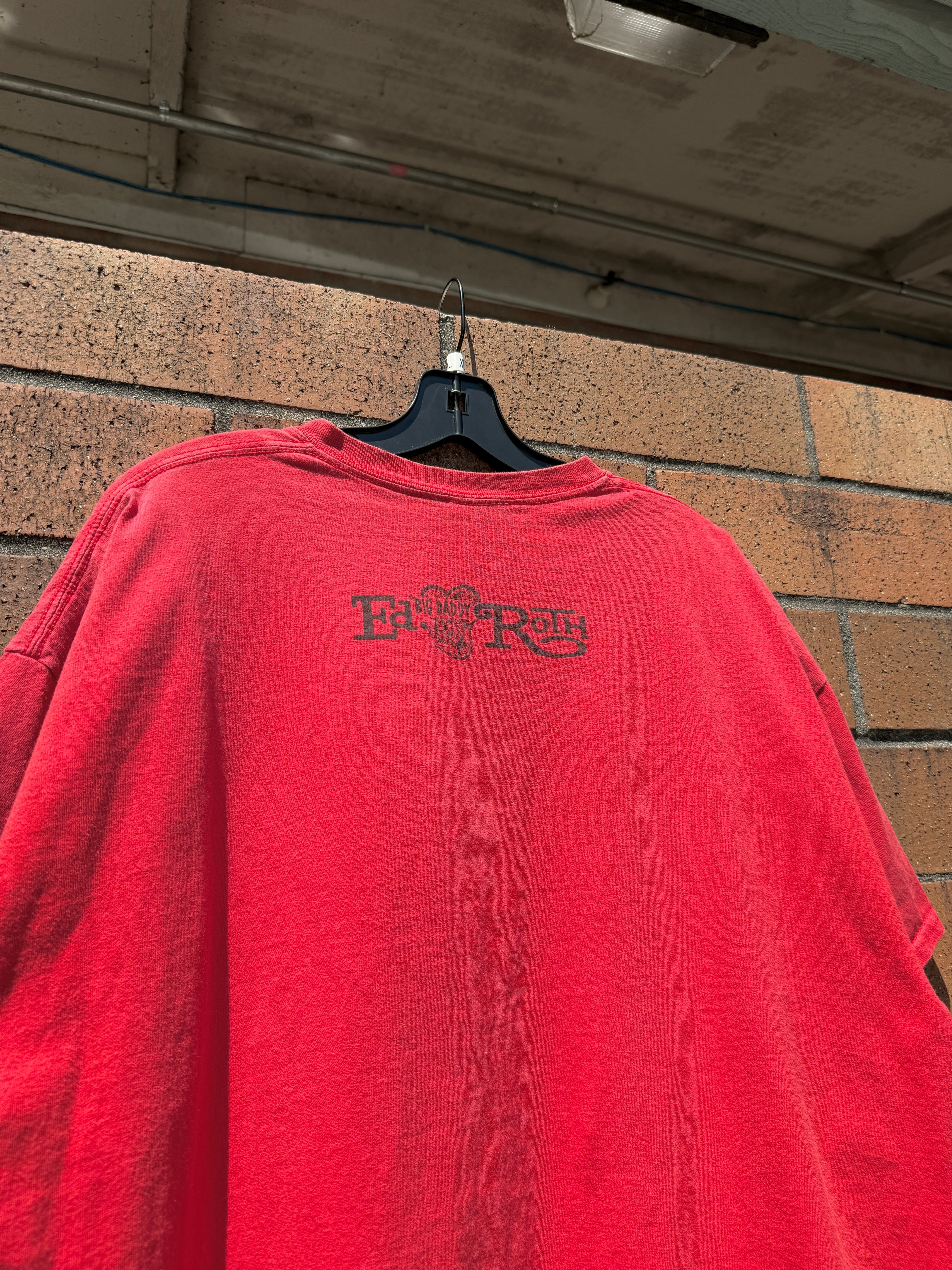 2011 Rat Fink Fords Kick Butt Tee Red Size XL