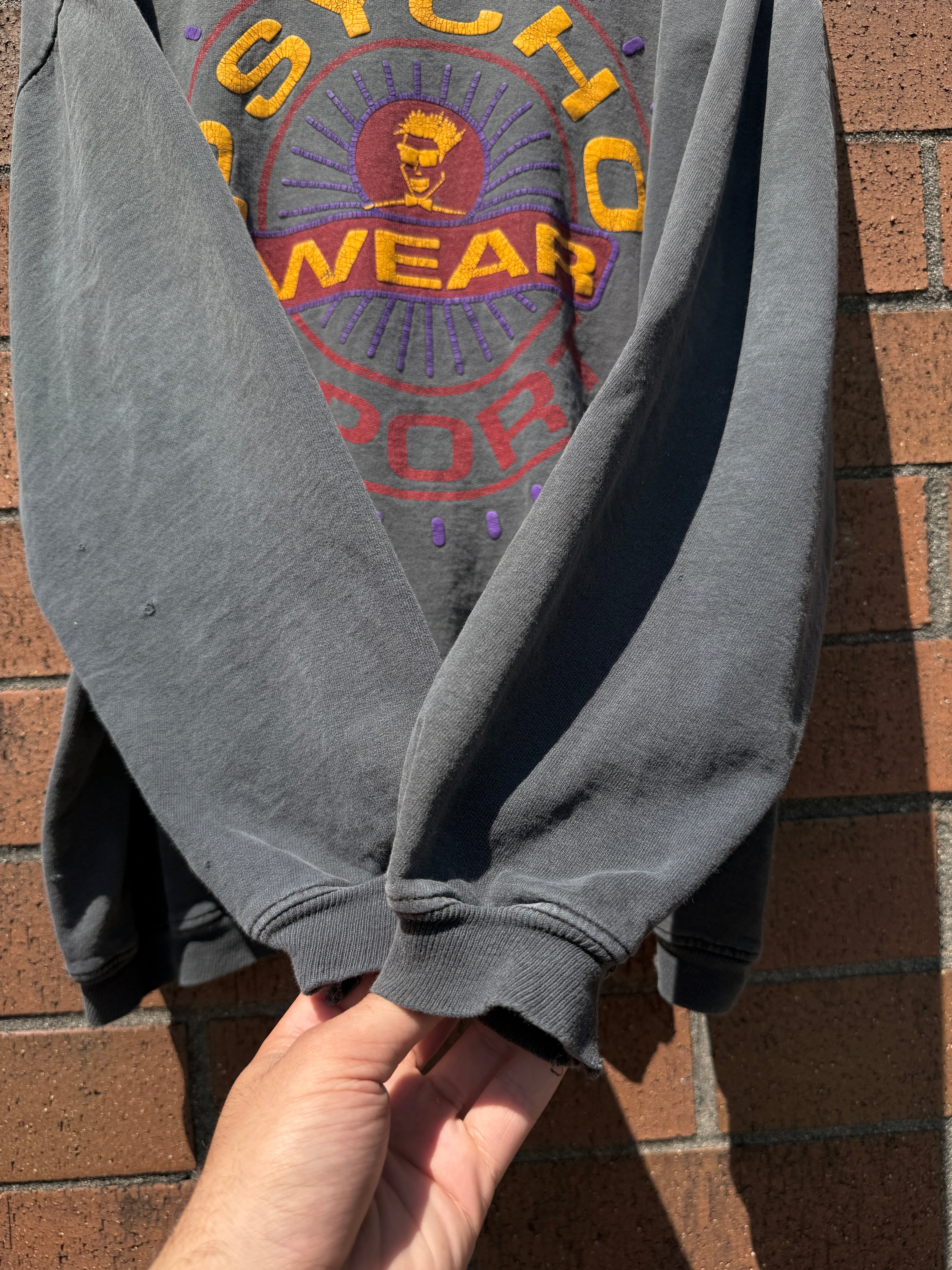 90s Pyscho Wear Sport Faded Crewneck Size XL