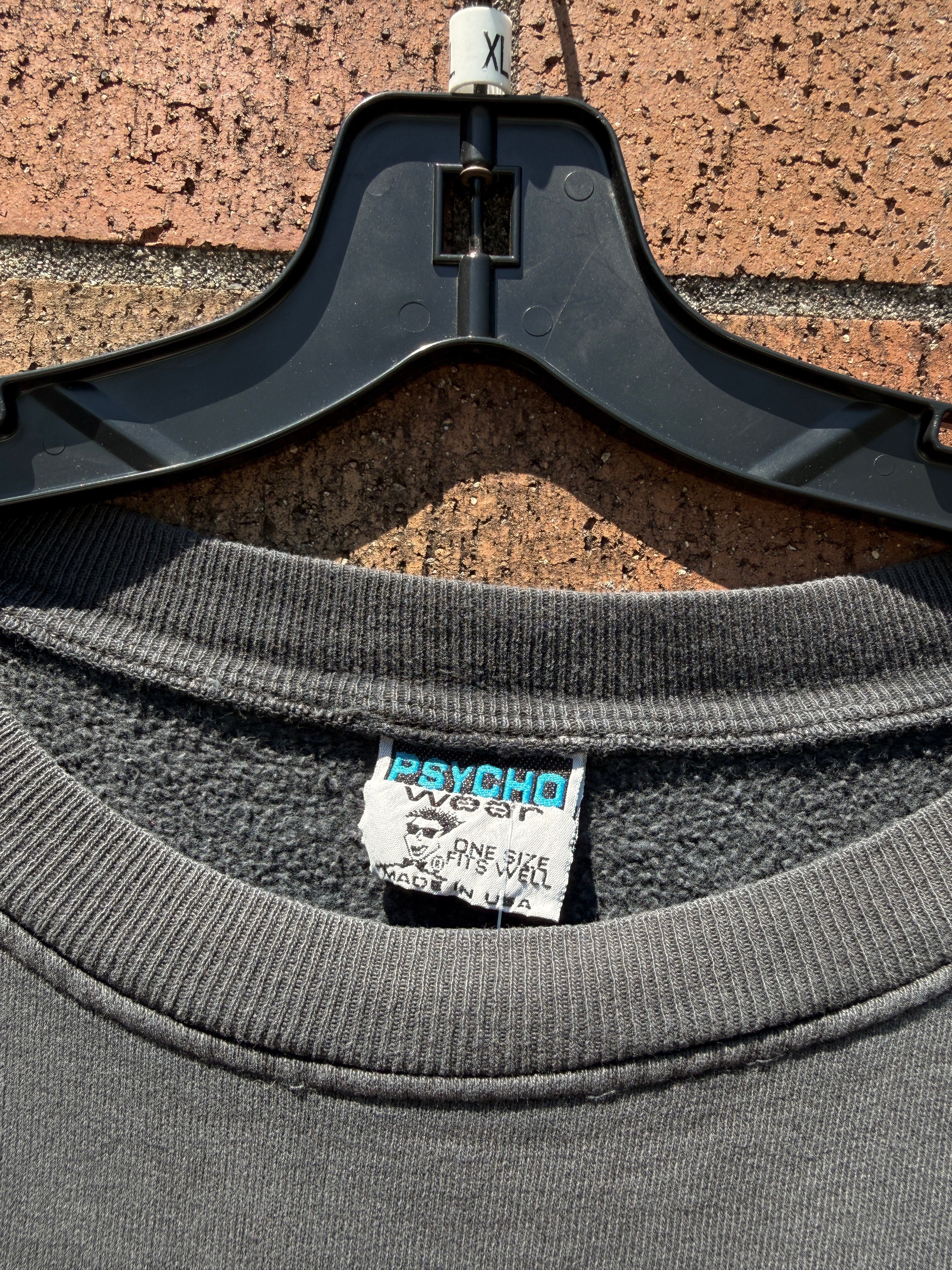 90s Pyscho Wear Sport Faded Crewneck Size XL