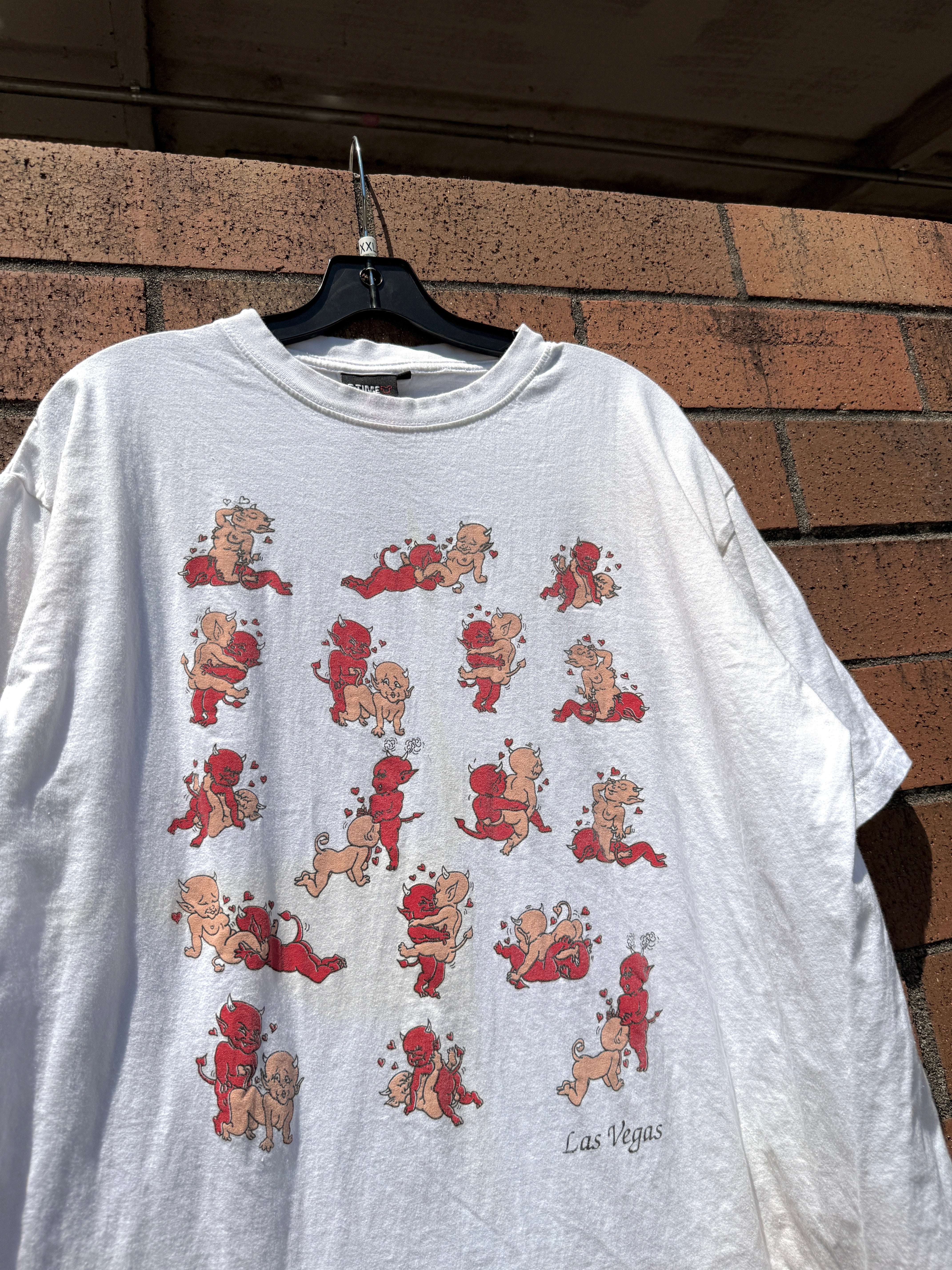 90s Las Vegas Devil Sex Tee Size XXL