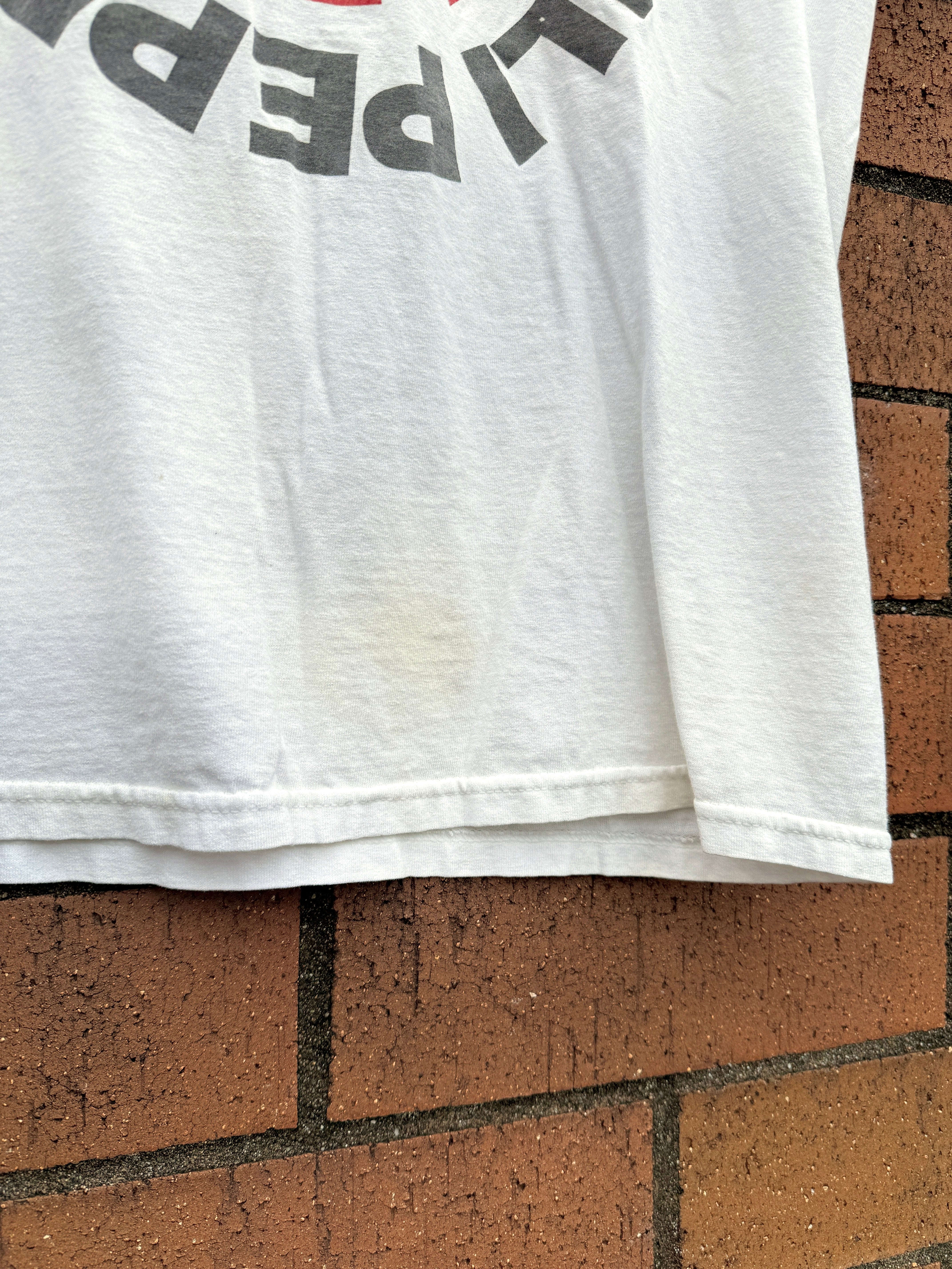90s Red Hot Chili Peppers White Giant Tee Size L
