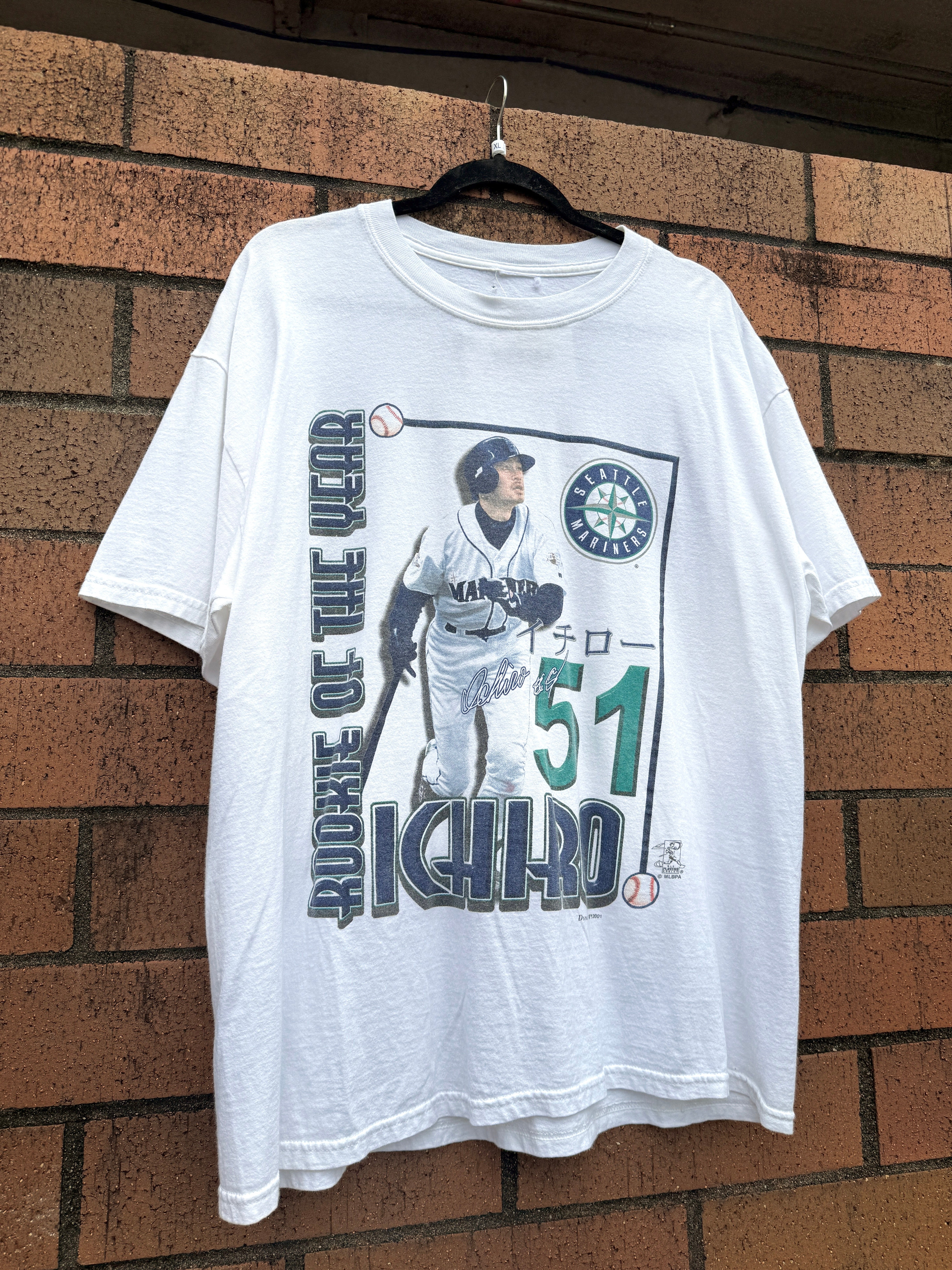 2001 Ichiro Rookie of the Year Dynasty Tee Size XL