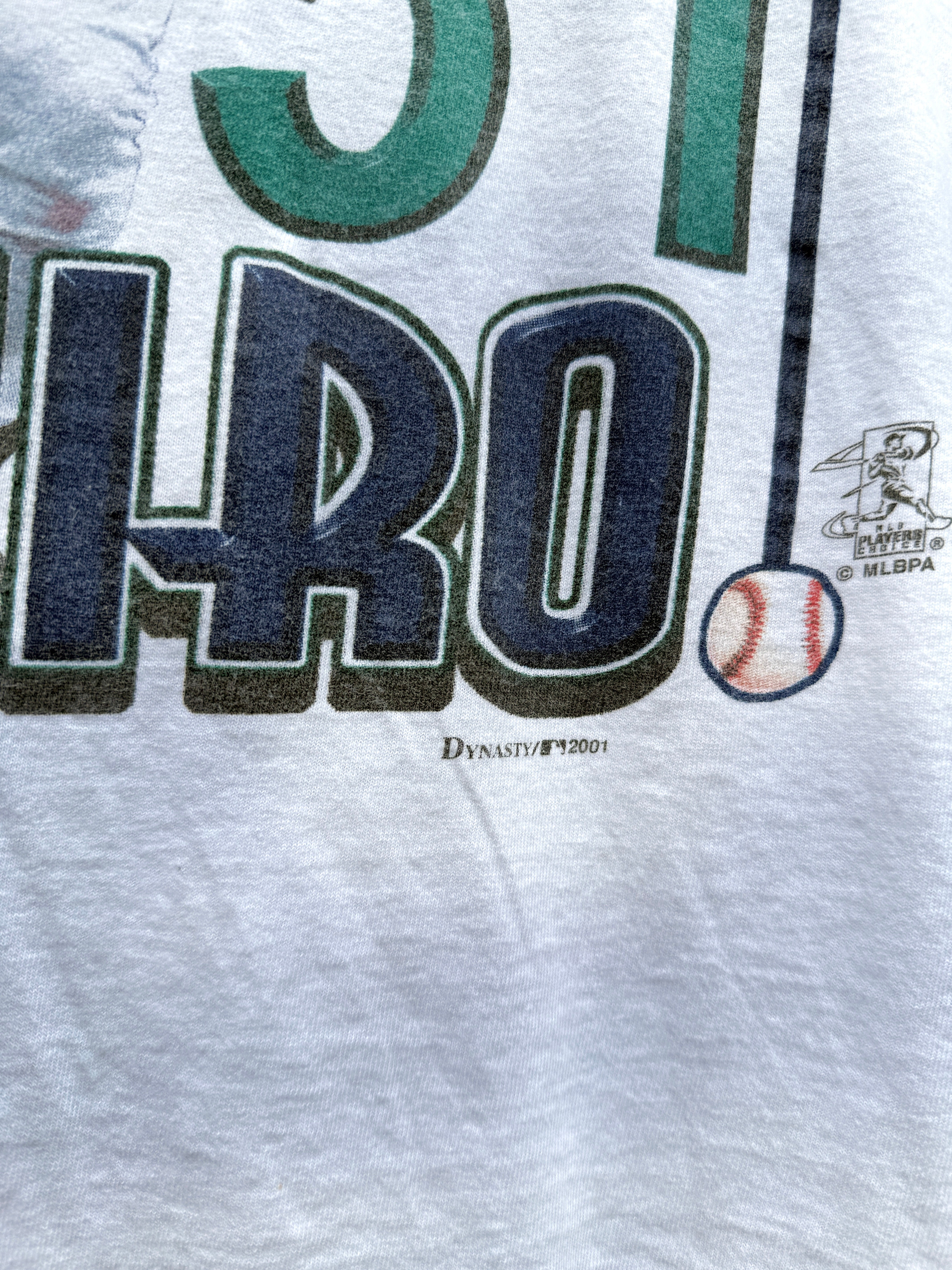 2001 Ichiro Rookie of the Year Dynasty Tee Size XL