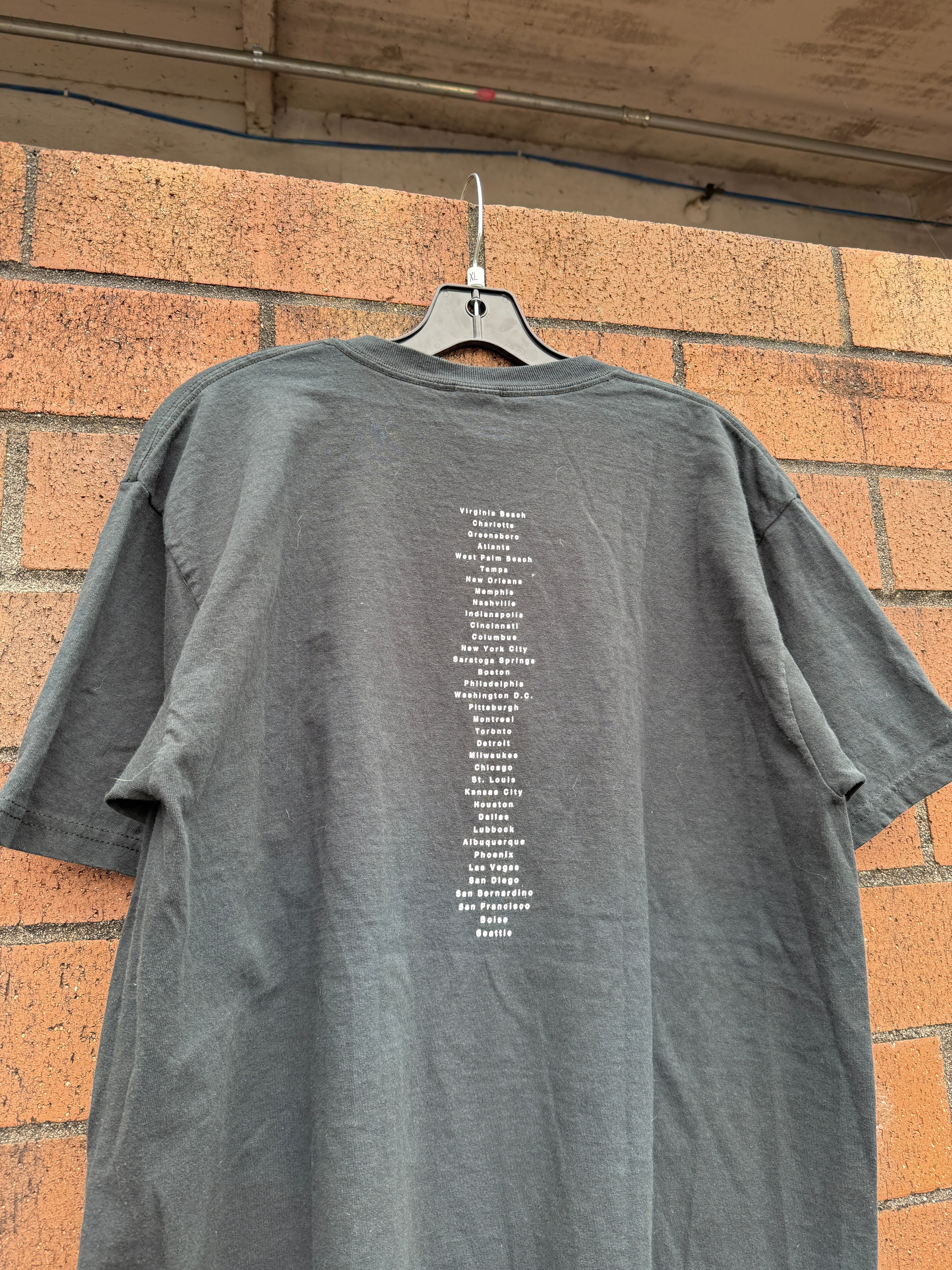 2000 Pearl Jam Tour Tee Size XL