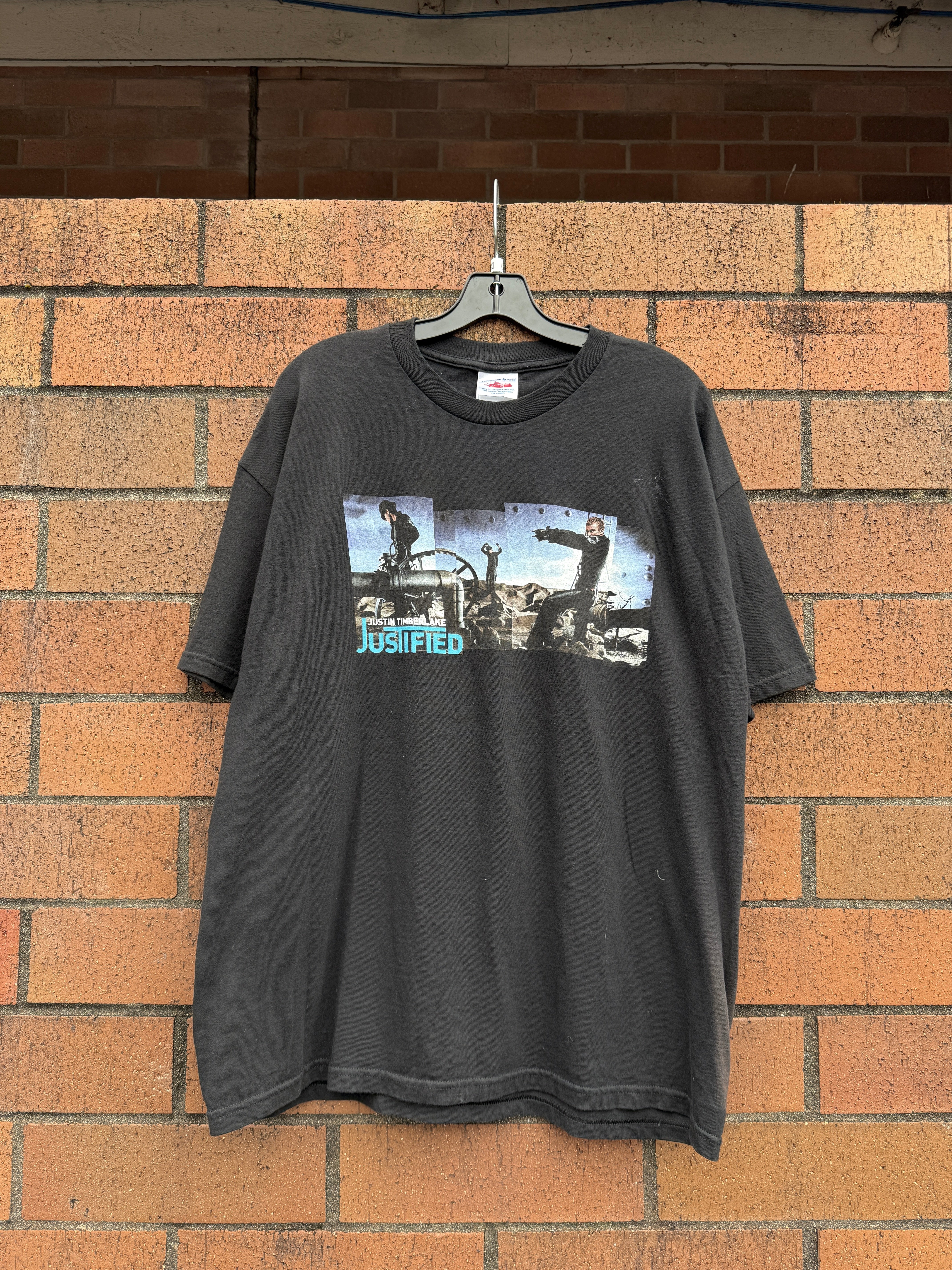 2003 Justin Timberlake Justified Tour Tee Size XL
