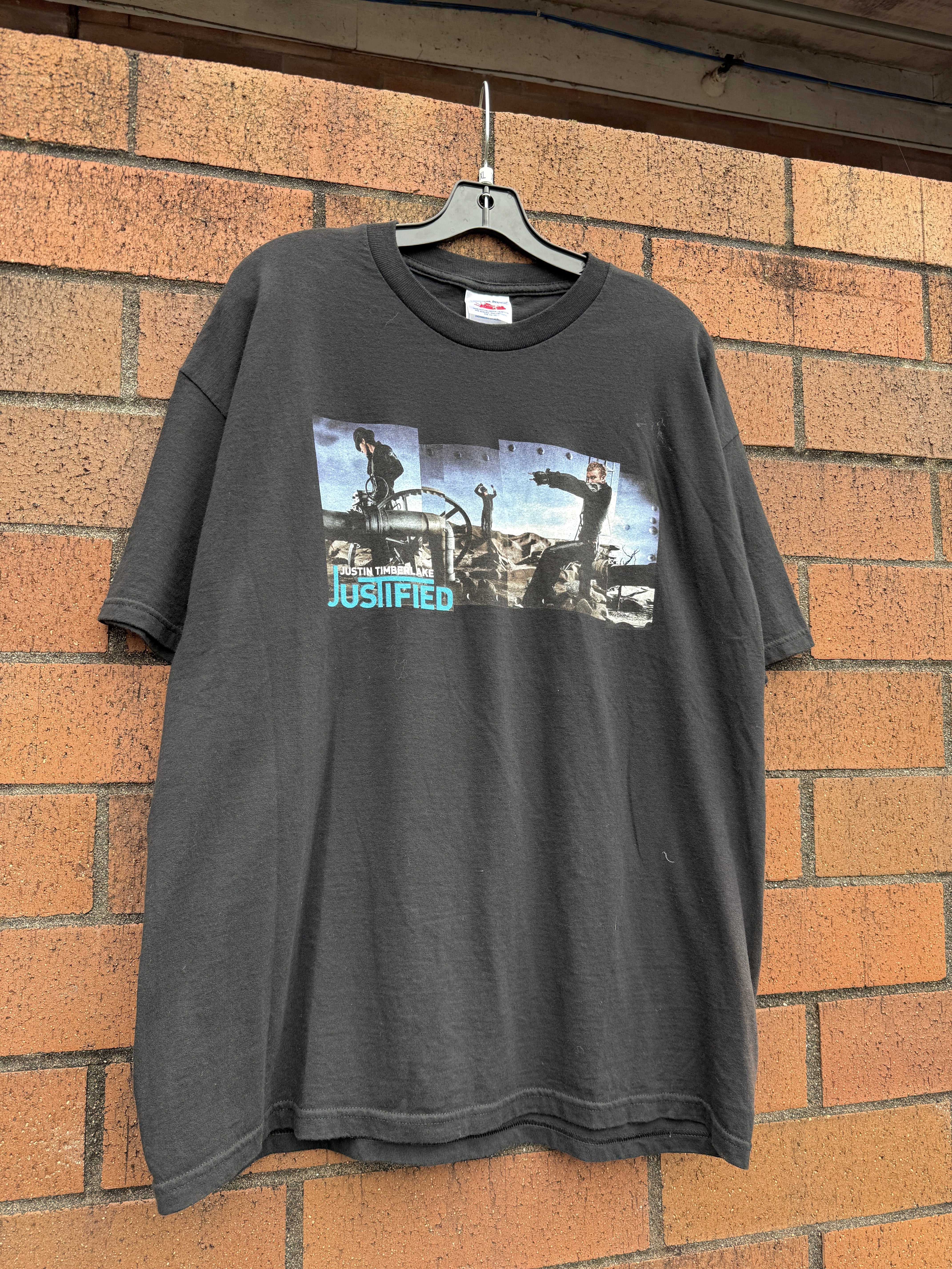 2003 Justin Timberlake Justified Tour Tee Size XL