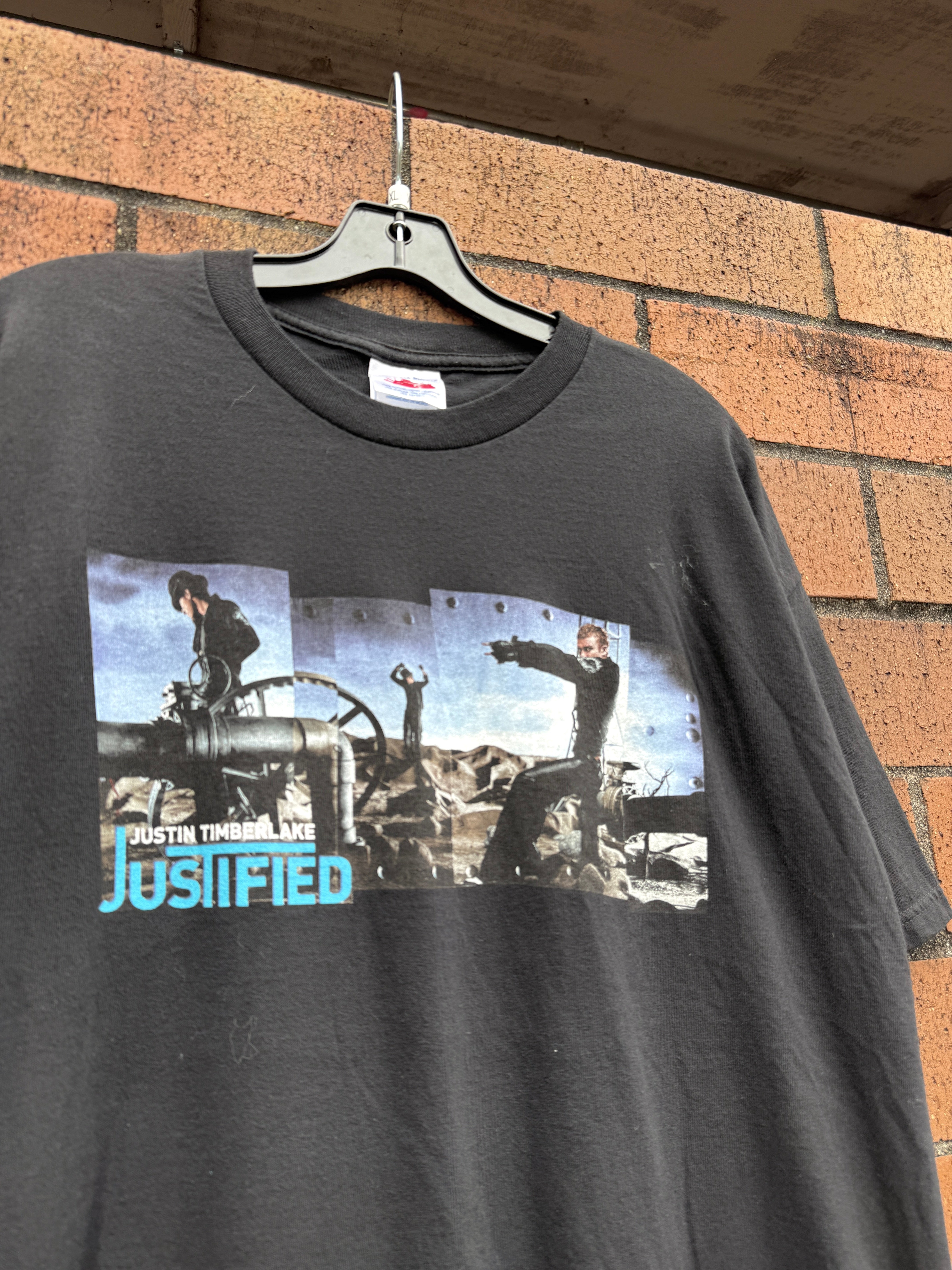 2003 Justin Timberlake Justified Tour Tee Size XL