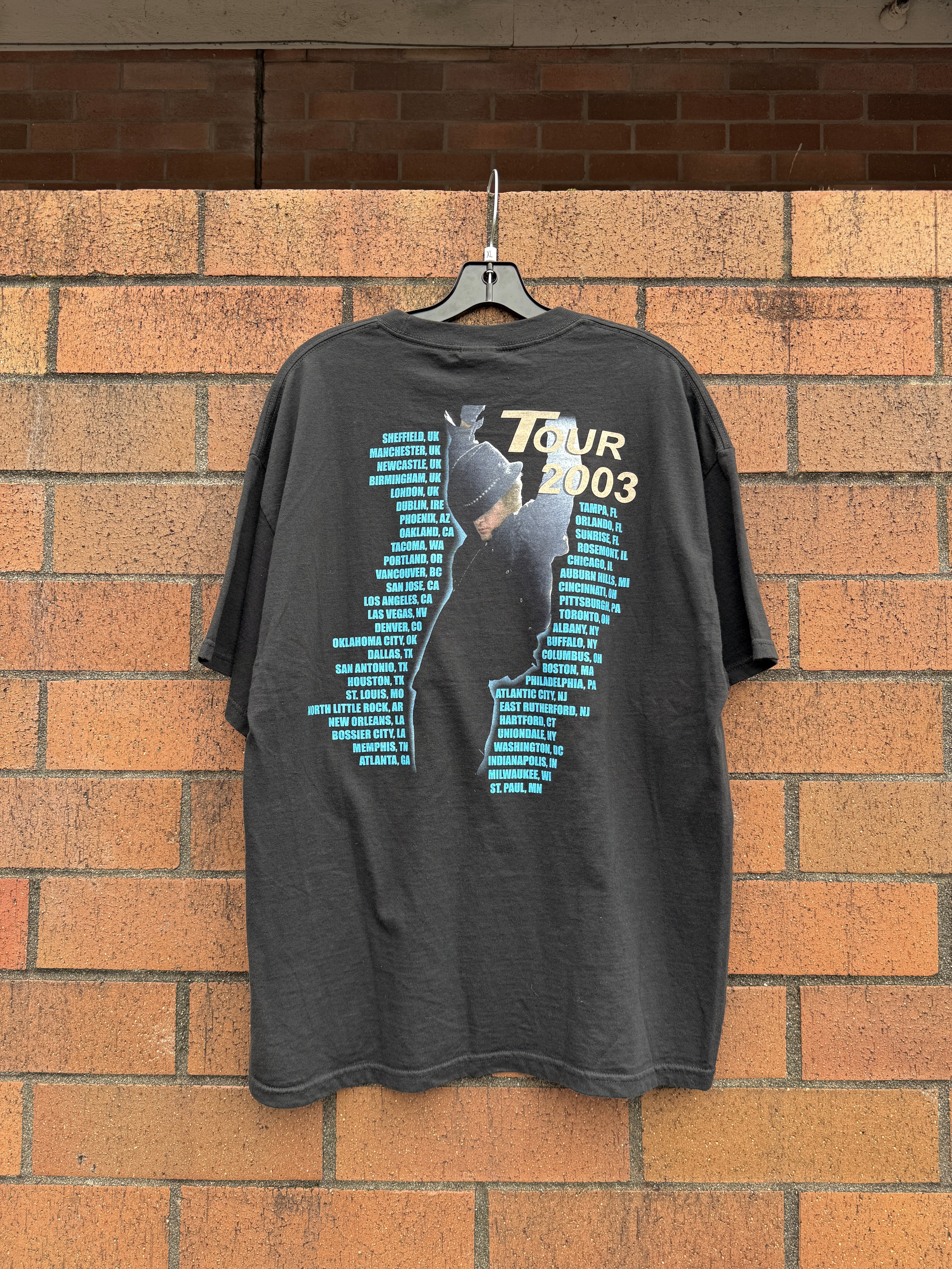 2003 Justin Timberlake Justified Tour Tee Size XL