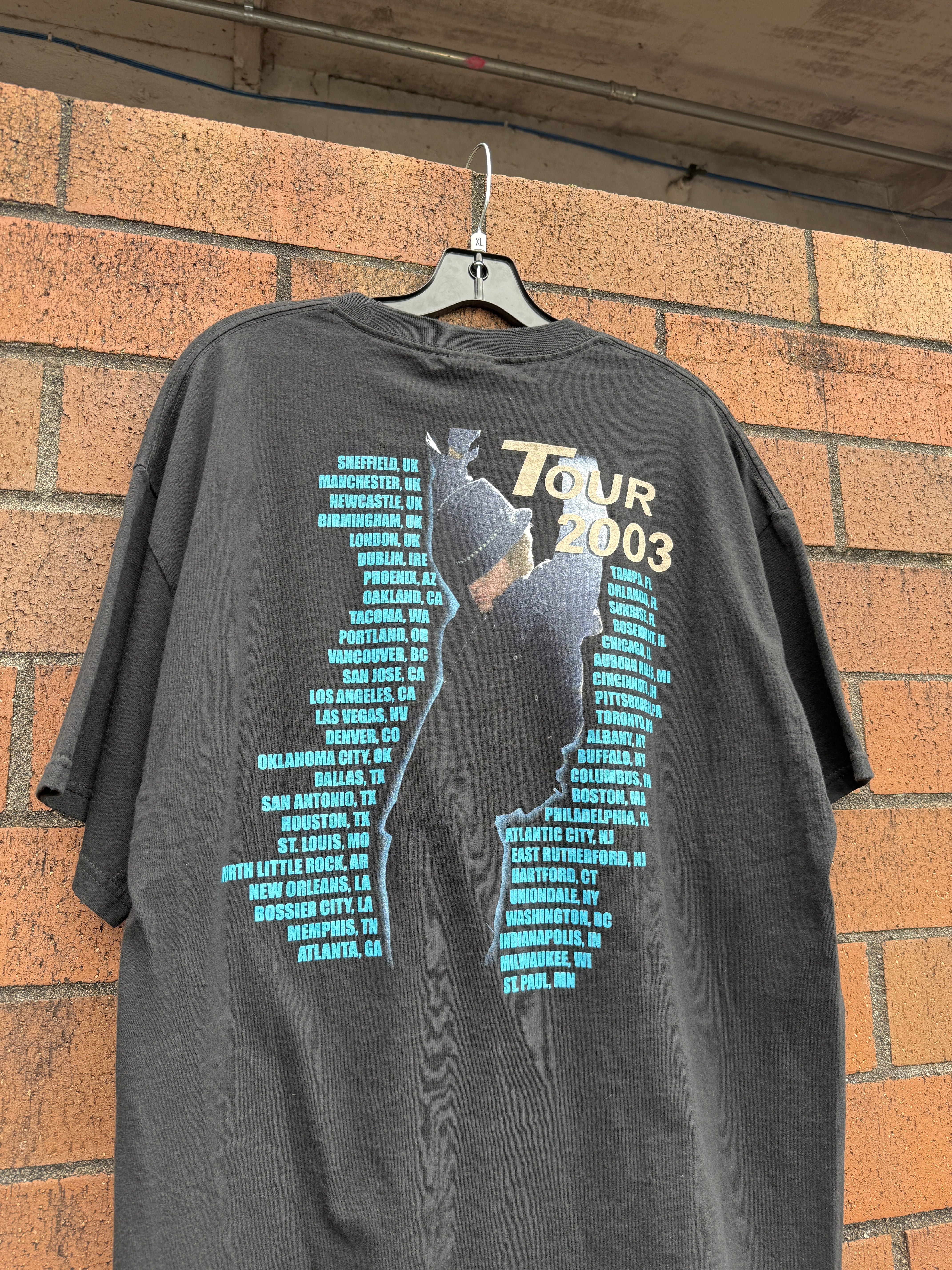 2003 Justin Timberlake Justified Tour Tee Size XL