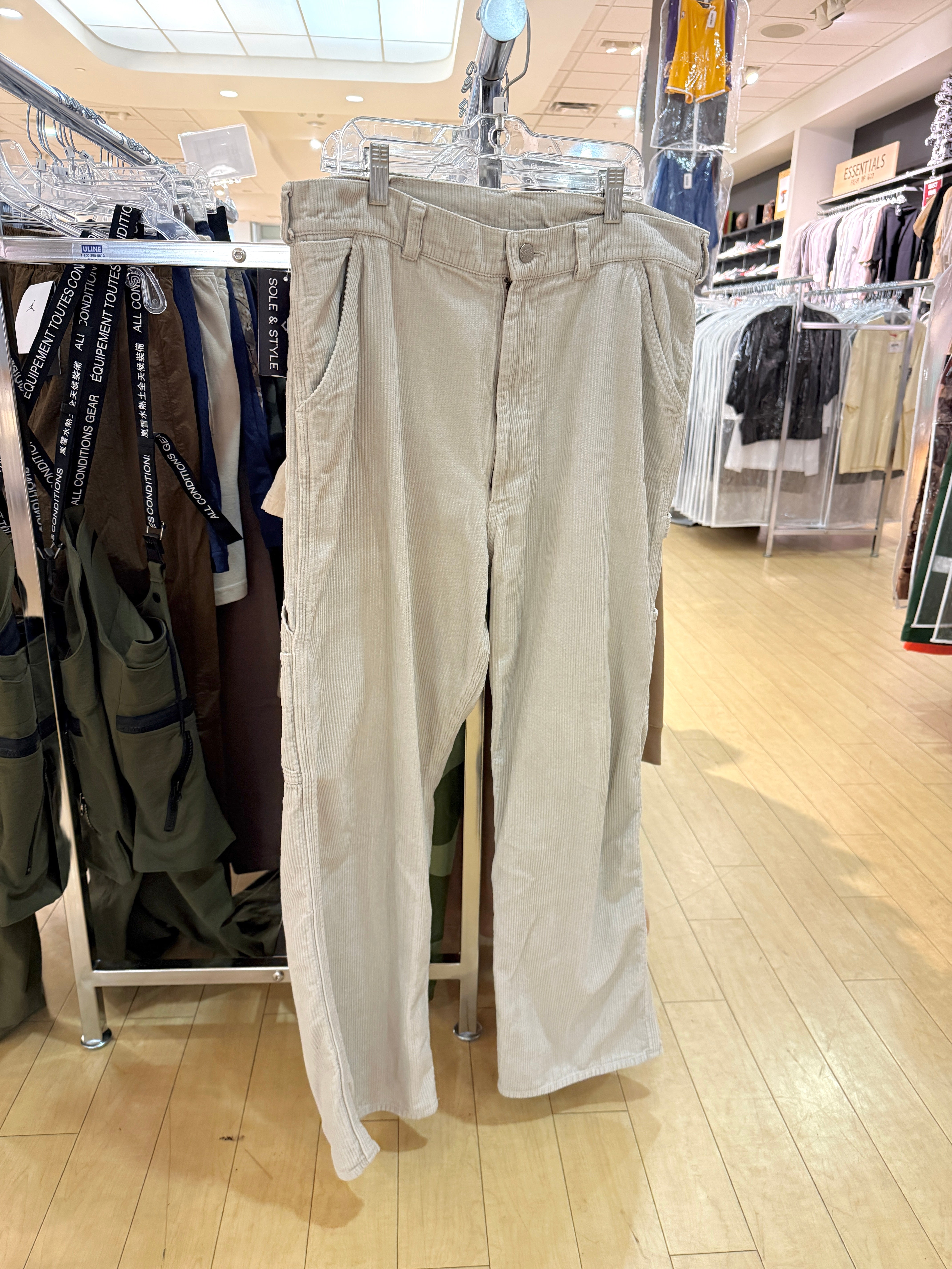 Needles x Smith's Beige Corduroy Painter Pants Size L USED