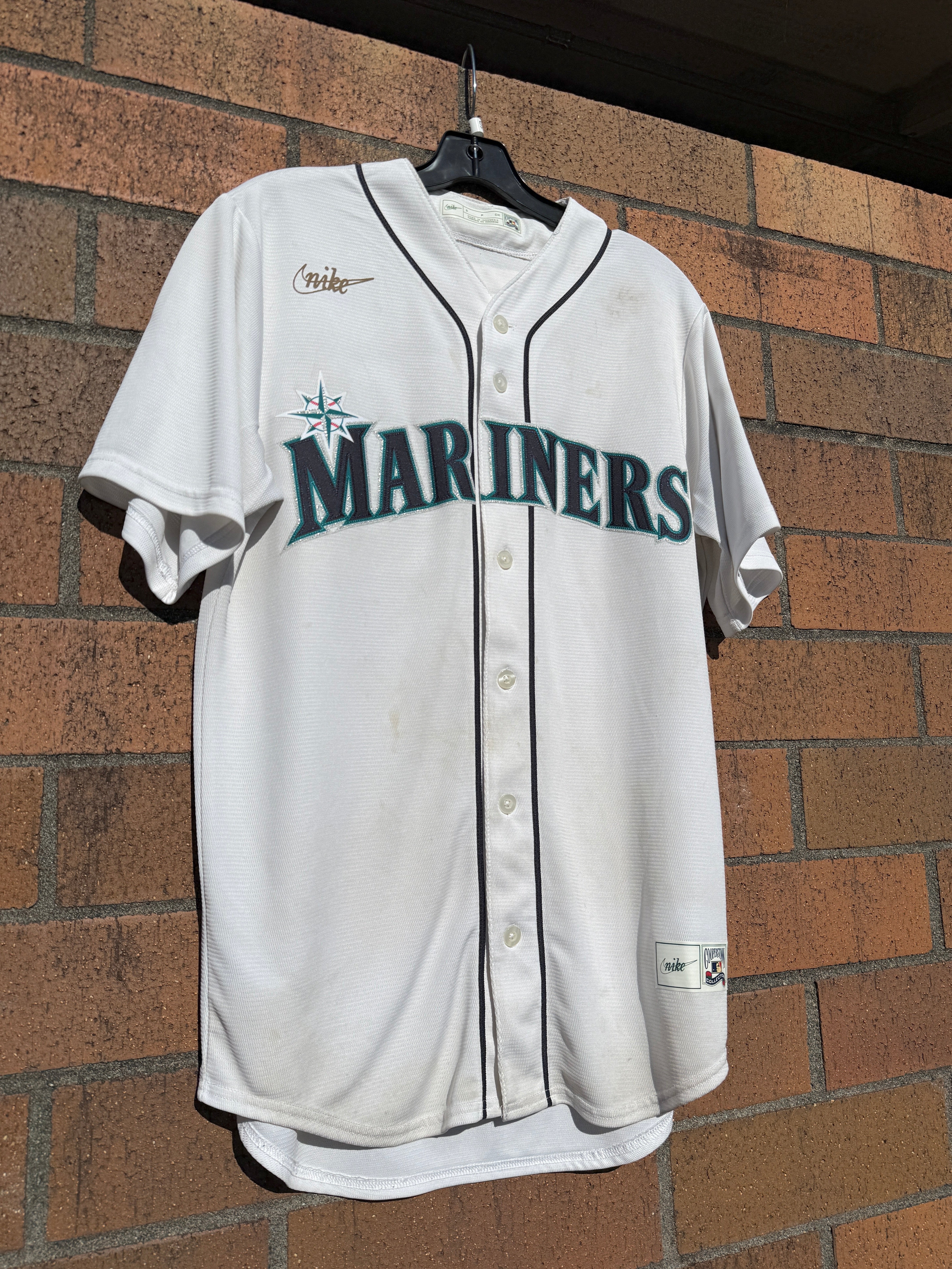2020 Nike Edgar Martinez Mariners Jersey White Size Small