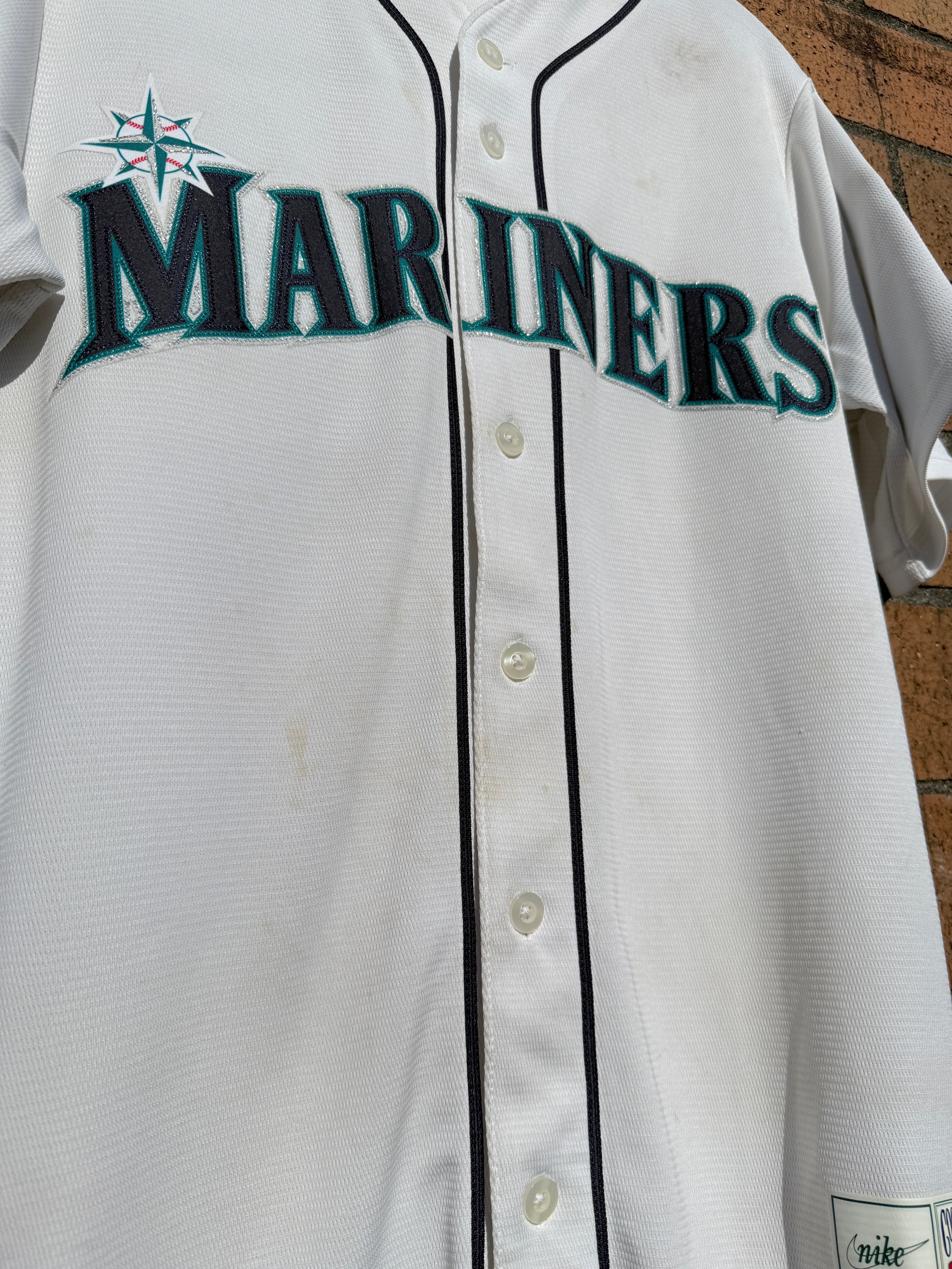 2020 Nike Edgar Martinez Mariners Jersey White Size Small