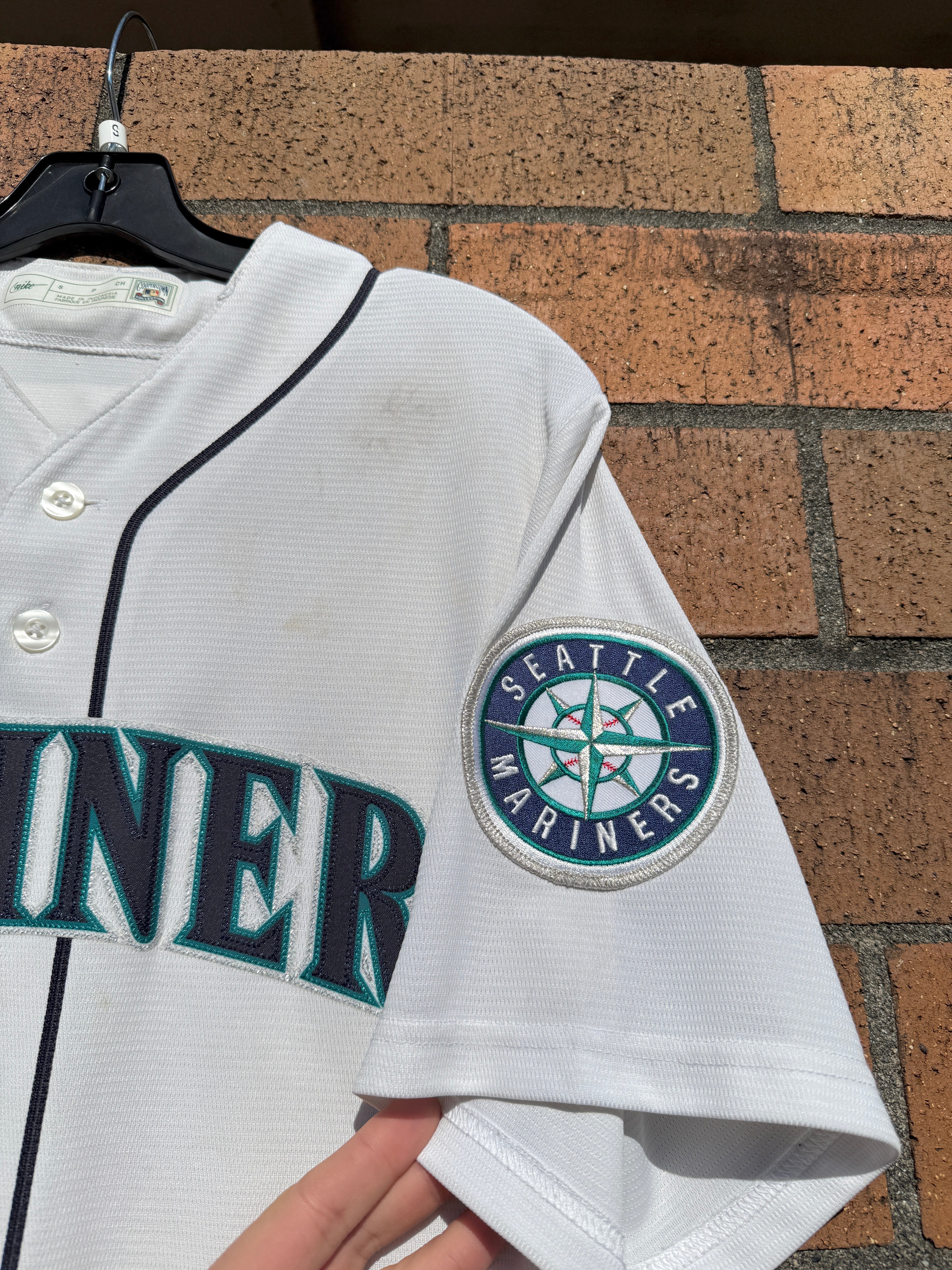 2020 Nike Edgar Martinez Mariners Jersey White Size Small