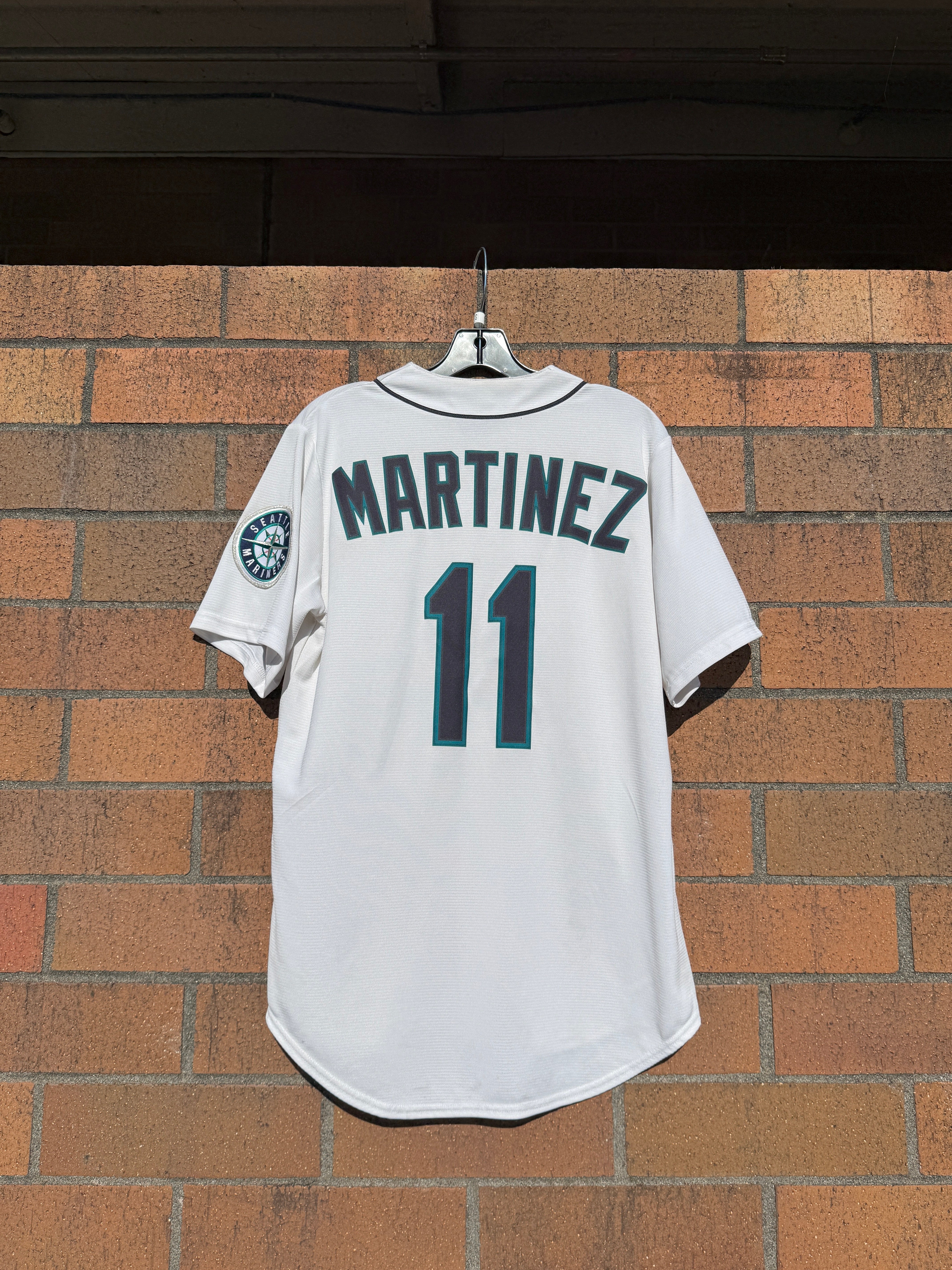 2020 Nike Edgar Martinez Mariners Jersey White Size Small
