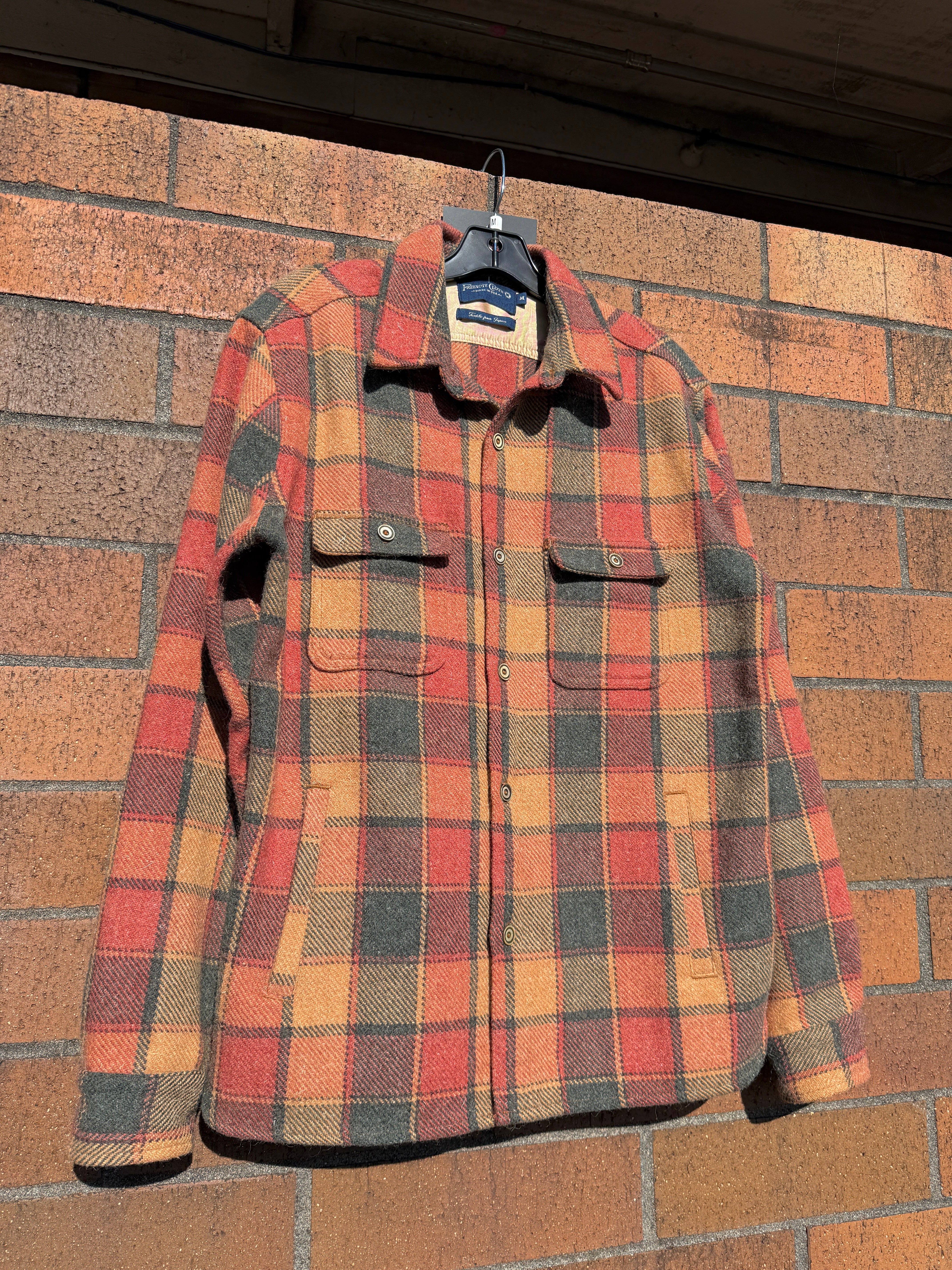Freenote Cloth Wool Plaid Jacket Sz M