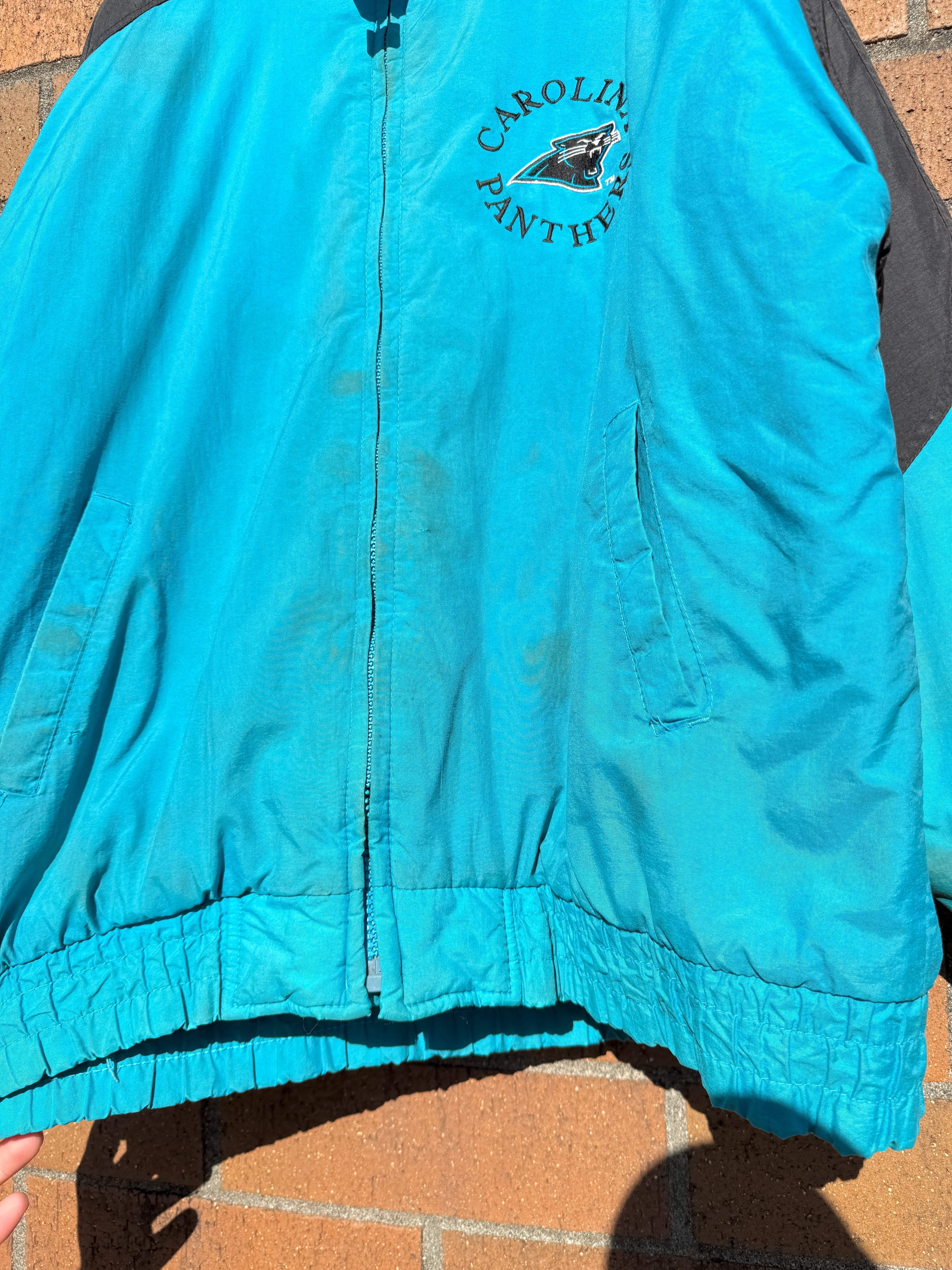 90s Carolina Panthers Logo 7 Jacket Sz L