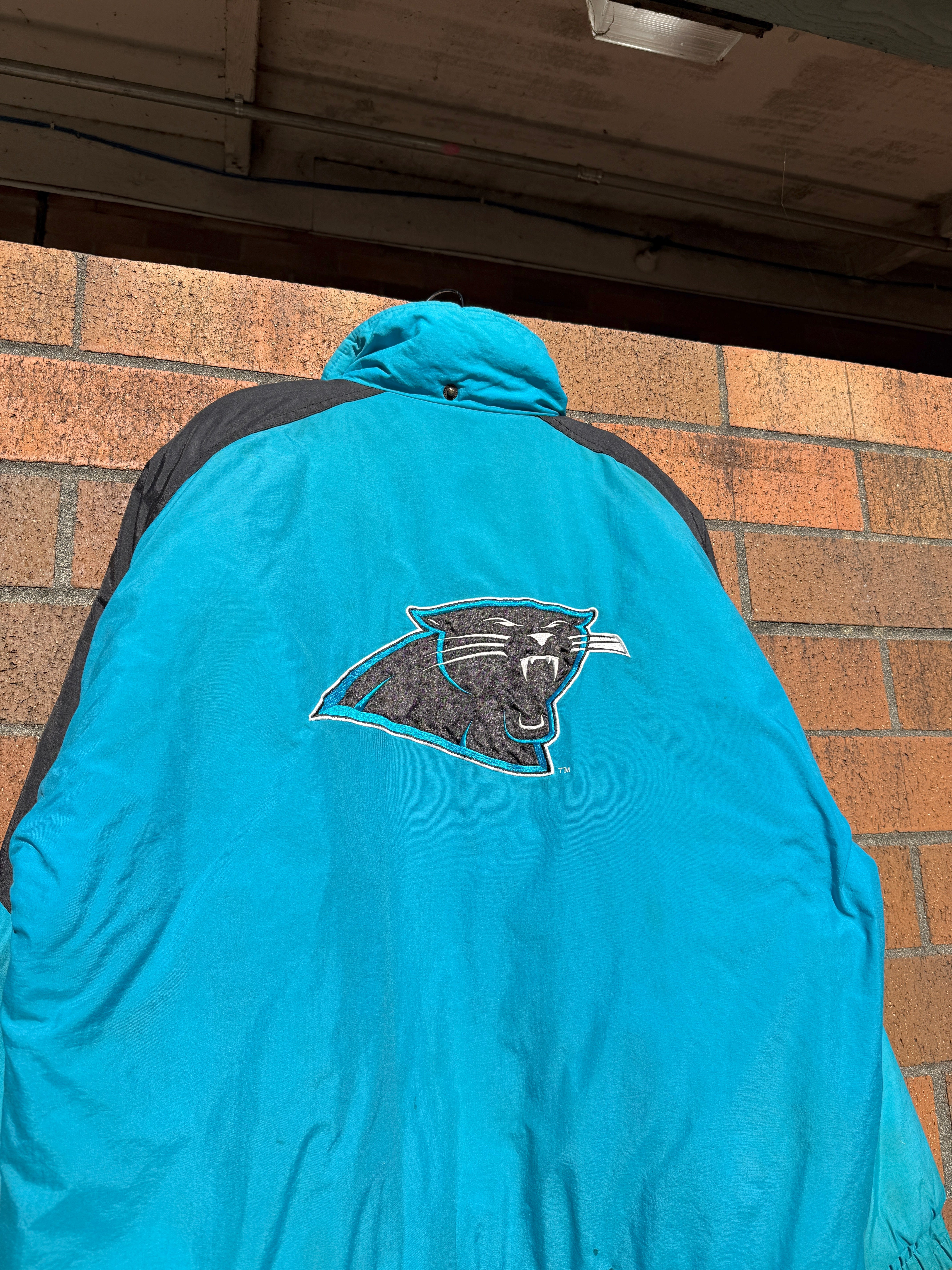 90s Carolina Panthers Logo 7 Jacket Sz L