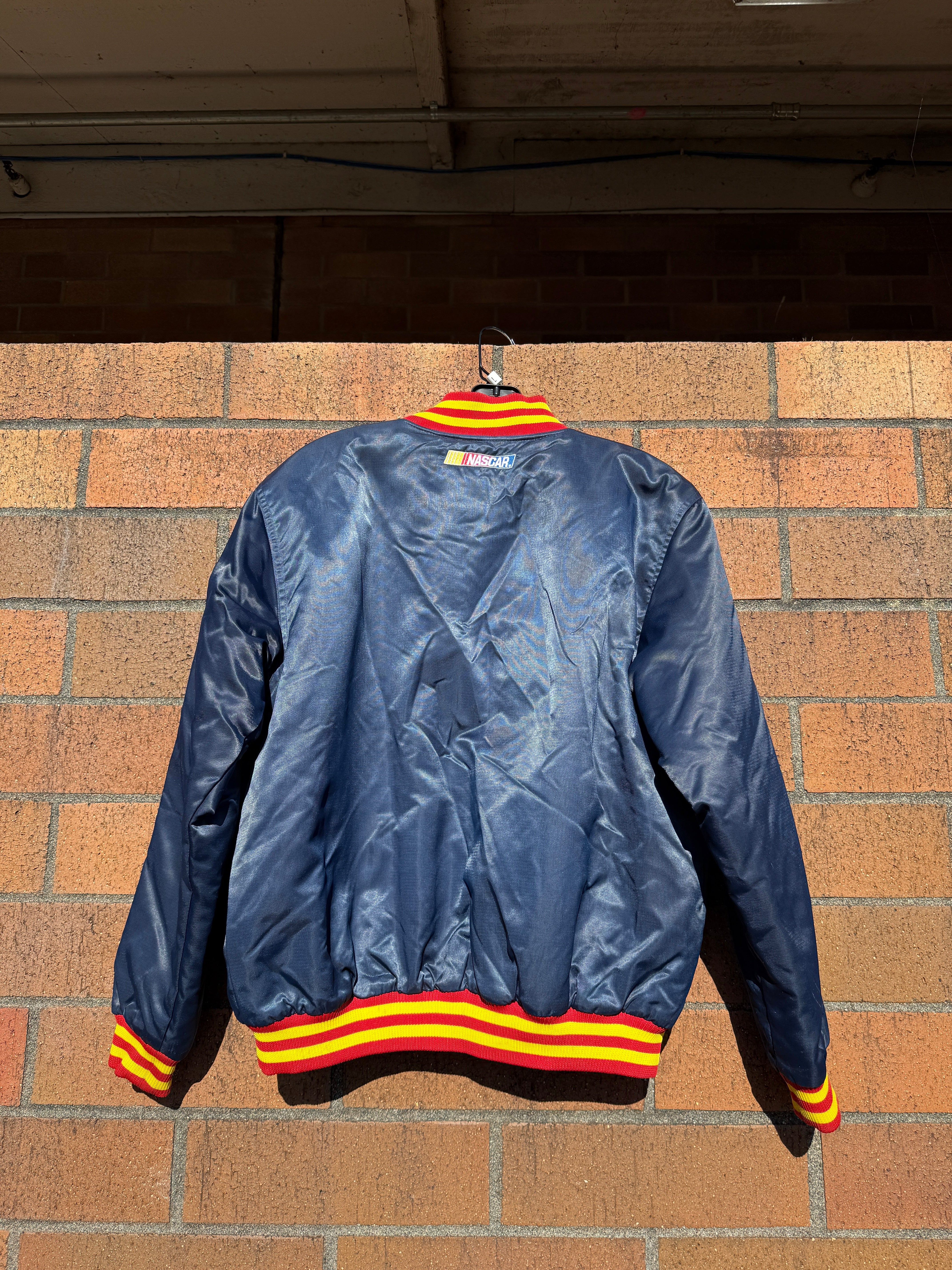 Y2K Jeff Gordon Dupont Chase Satin Nascar Jacket Sz L
