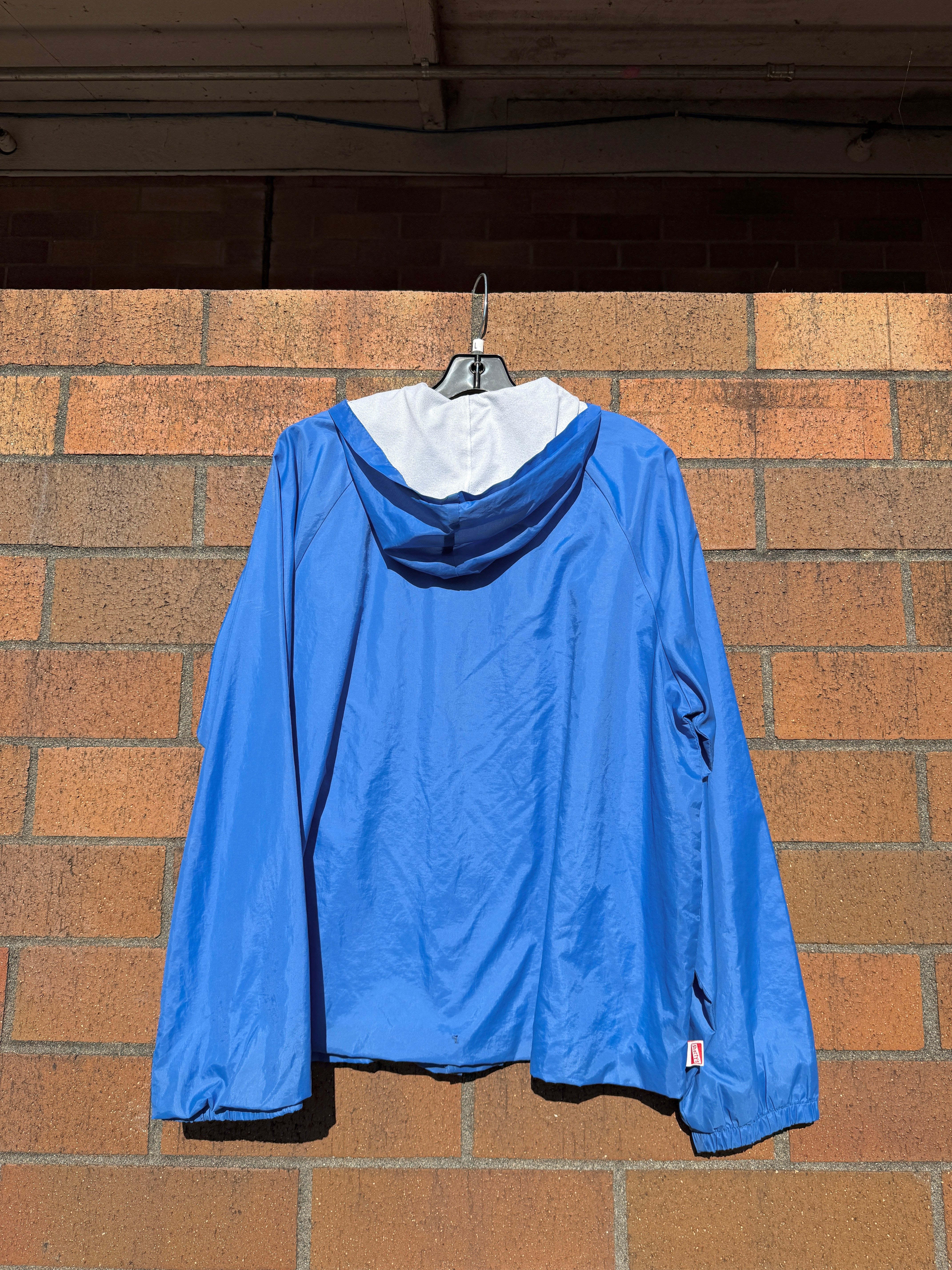 90s Shortys Skateboards Blue Coaches Jacket Sz L