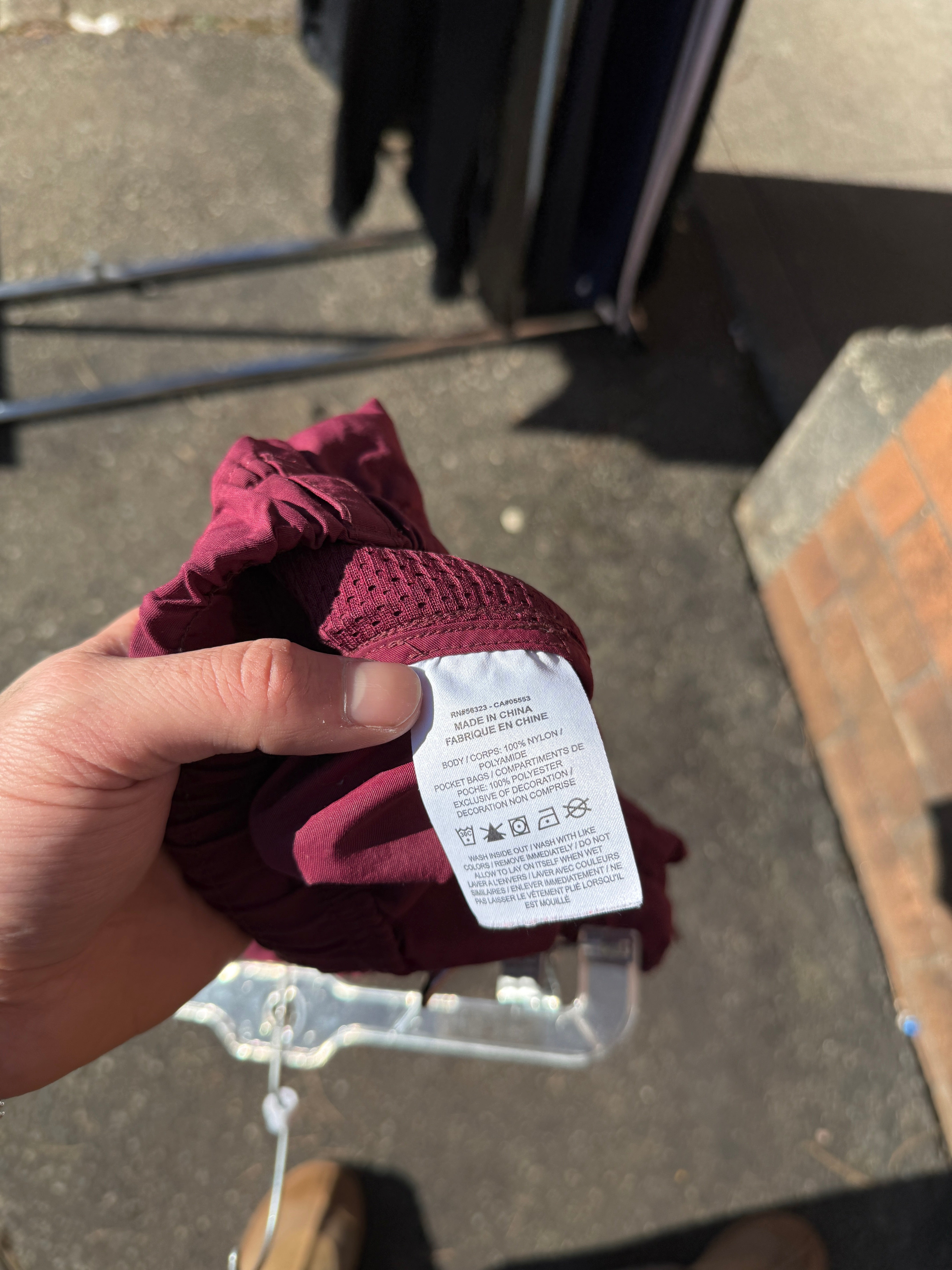 Nike ACG Deep Burgundy Hiking Shorts Sz XS