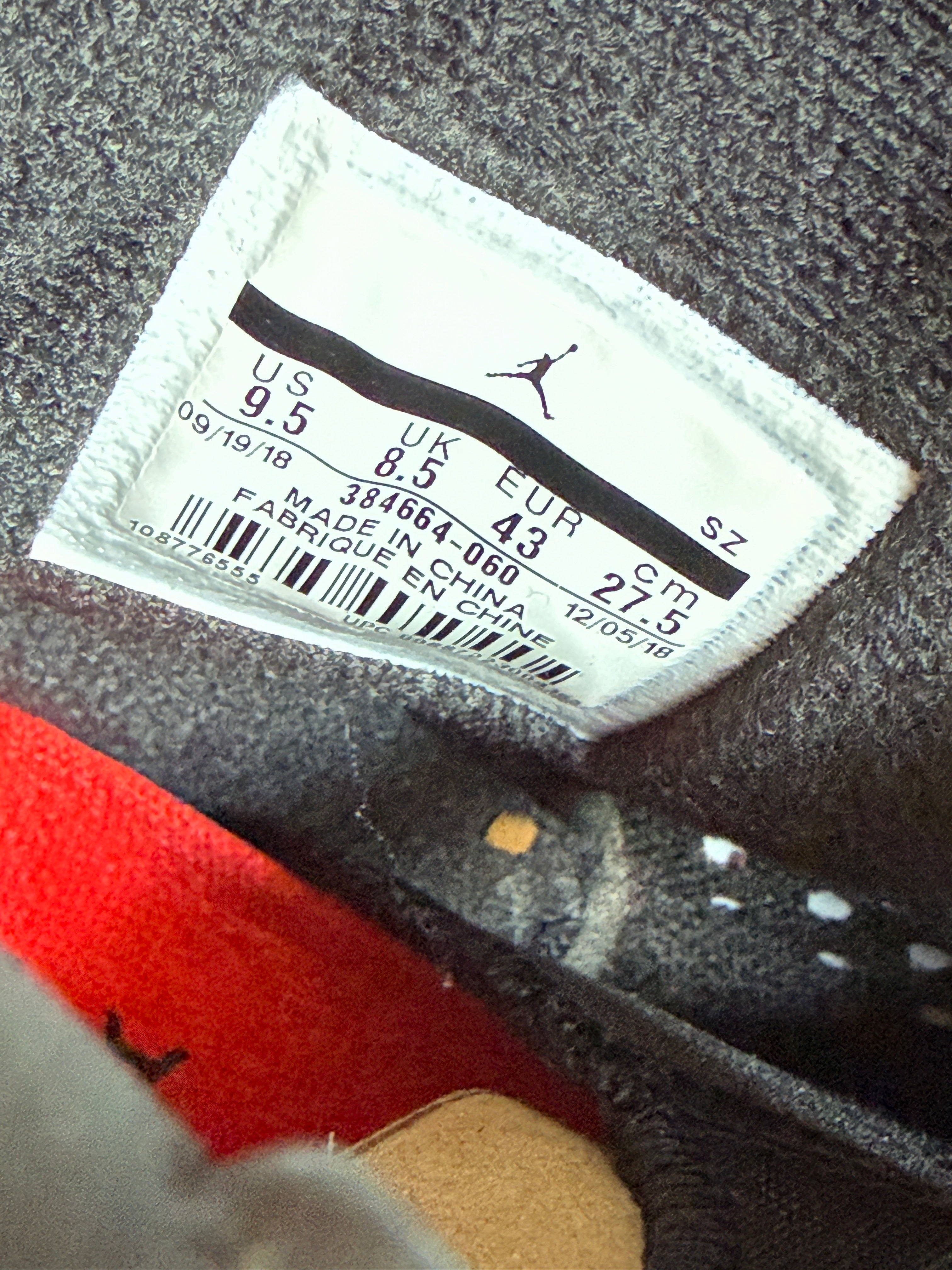 Jordan 6 Retro Black Infrared (2019) Size 9.5 USED