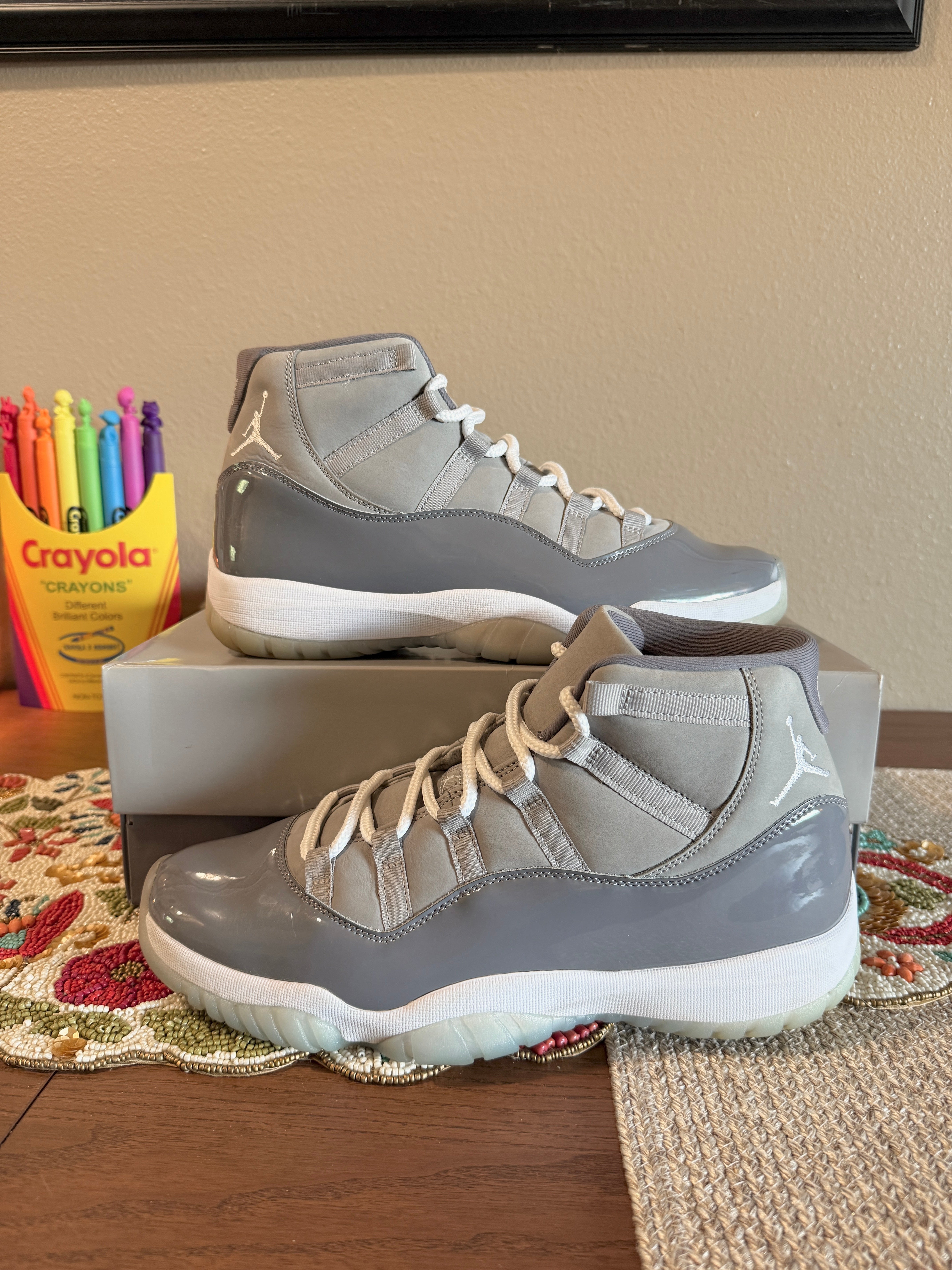 Jordan 11 Retro Cool Grey (2021) Size 12 USED