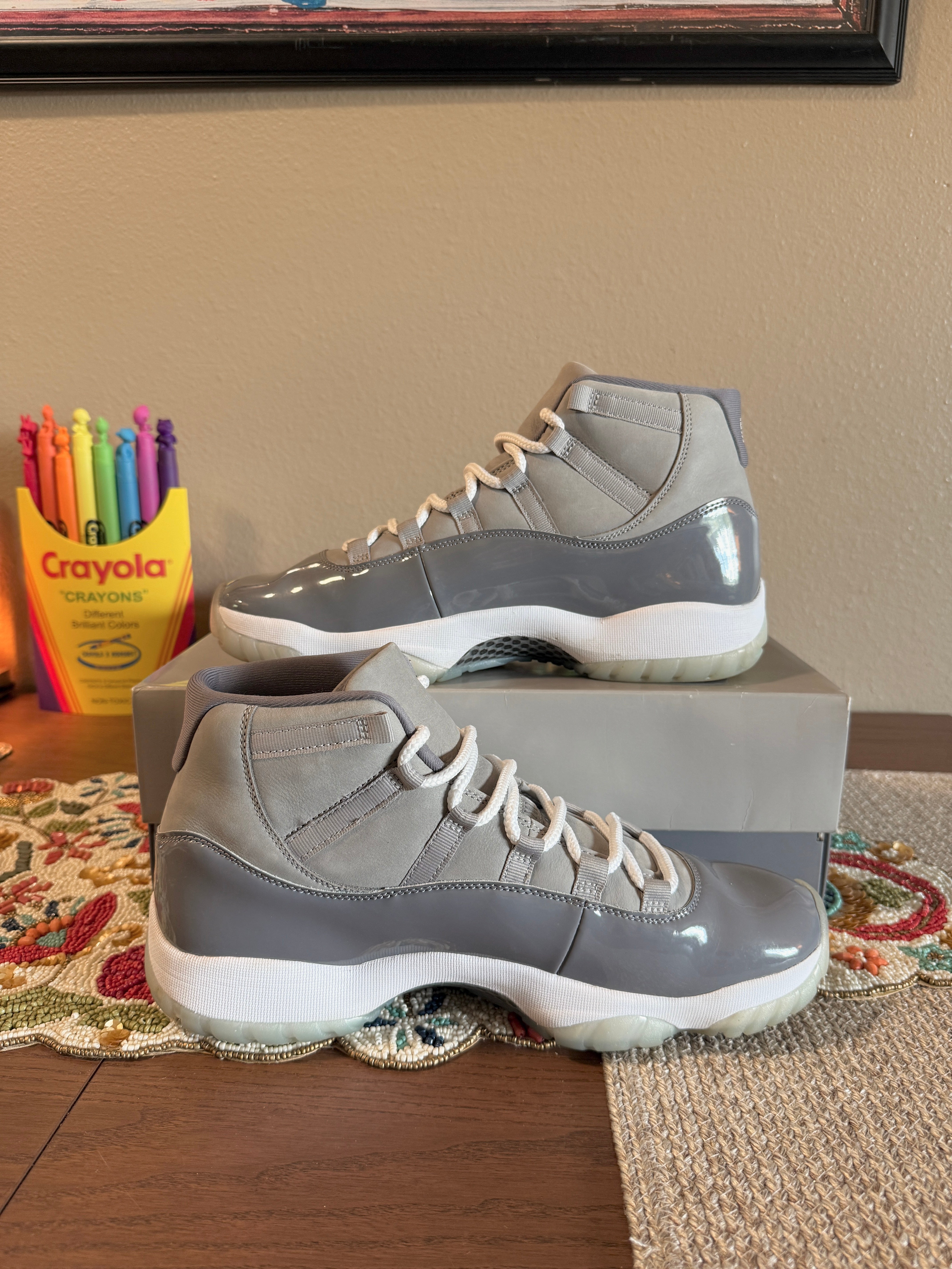 Jordan 11 Retro Cool Grey (2021) Size 12 USED