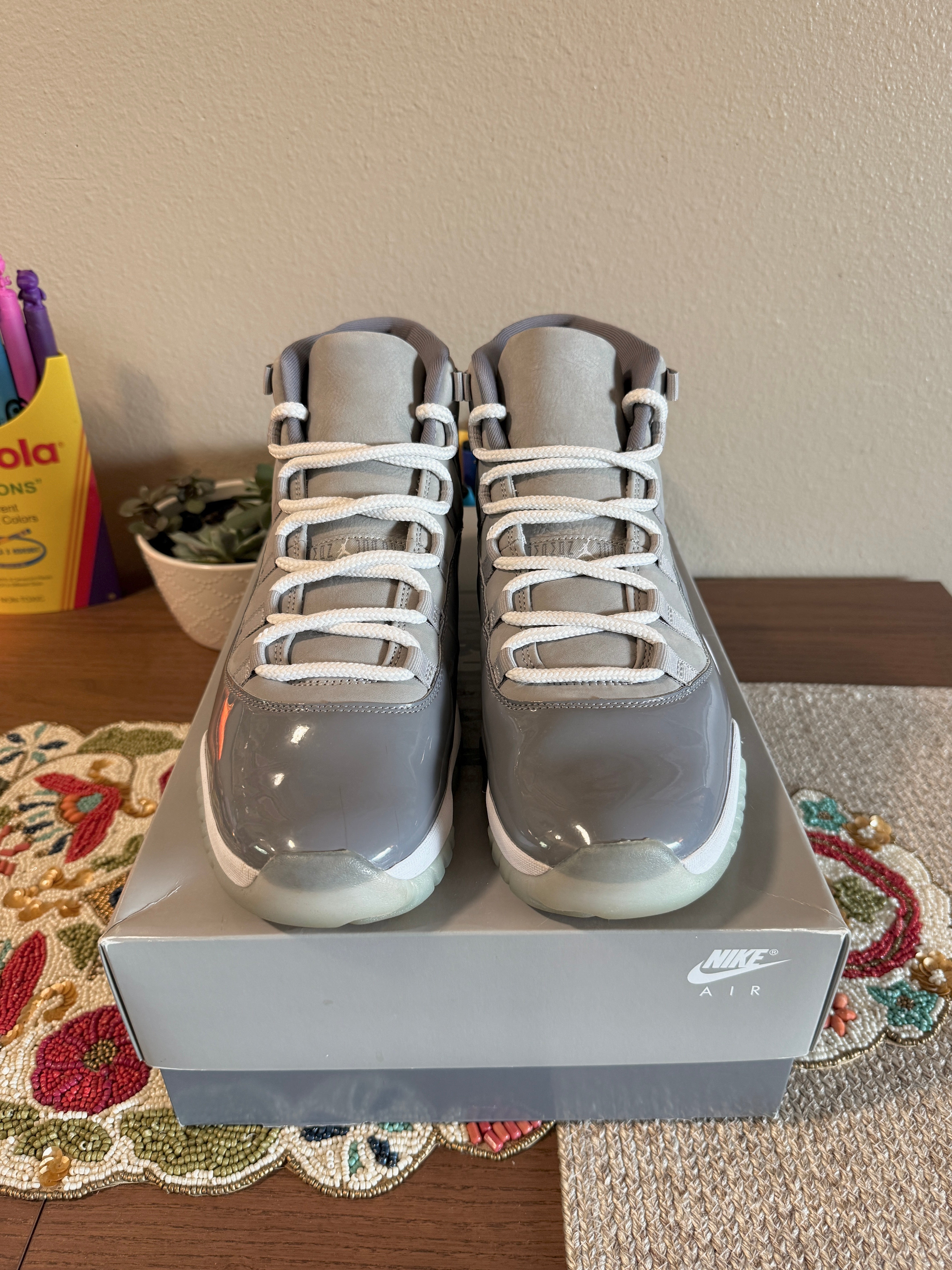 Jordan 11 Retro Cool Grey (2021) Size 12 USED