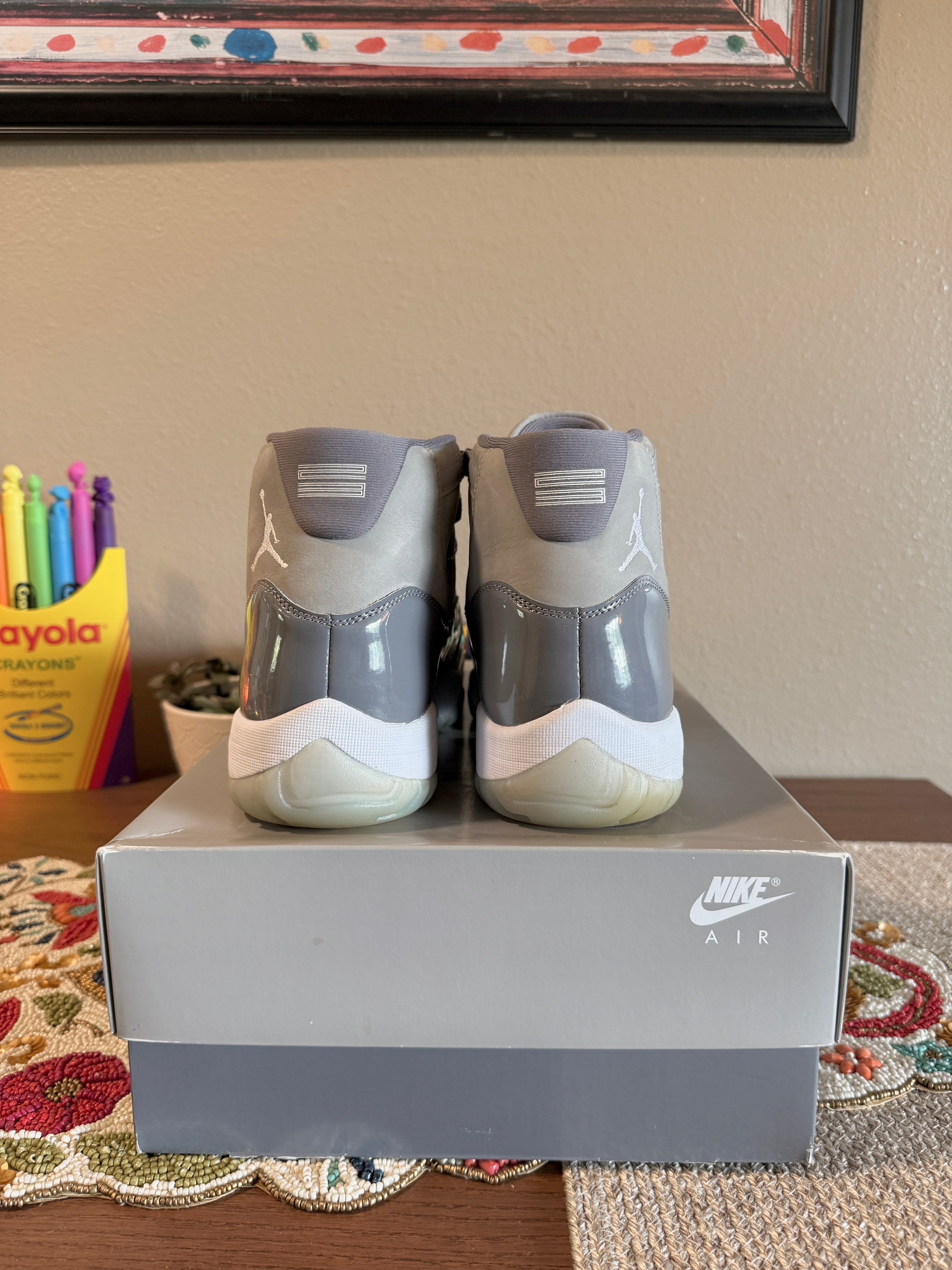 Jordan 11 Retro Cool Grey (2021) Size 12 USED