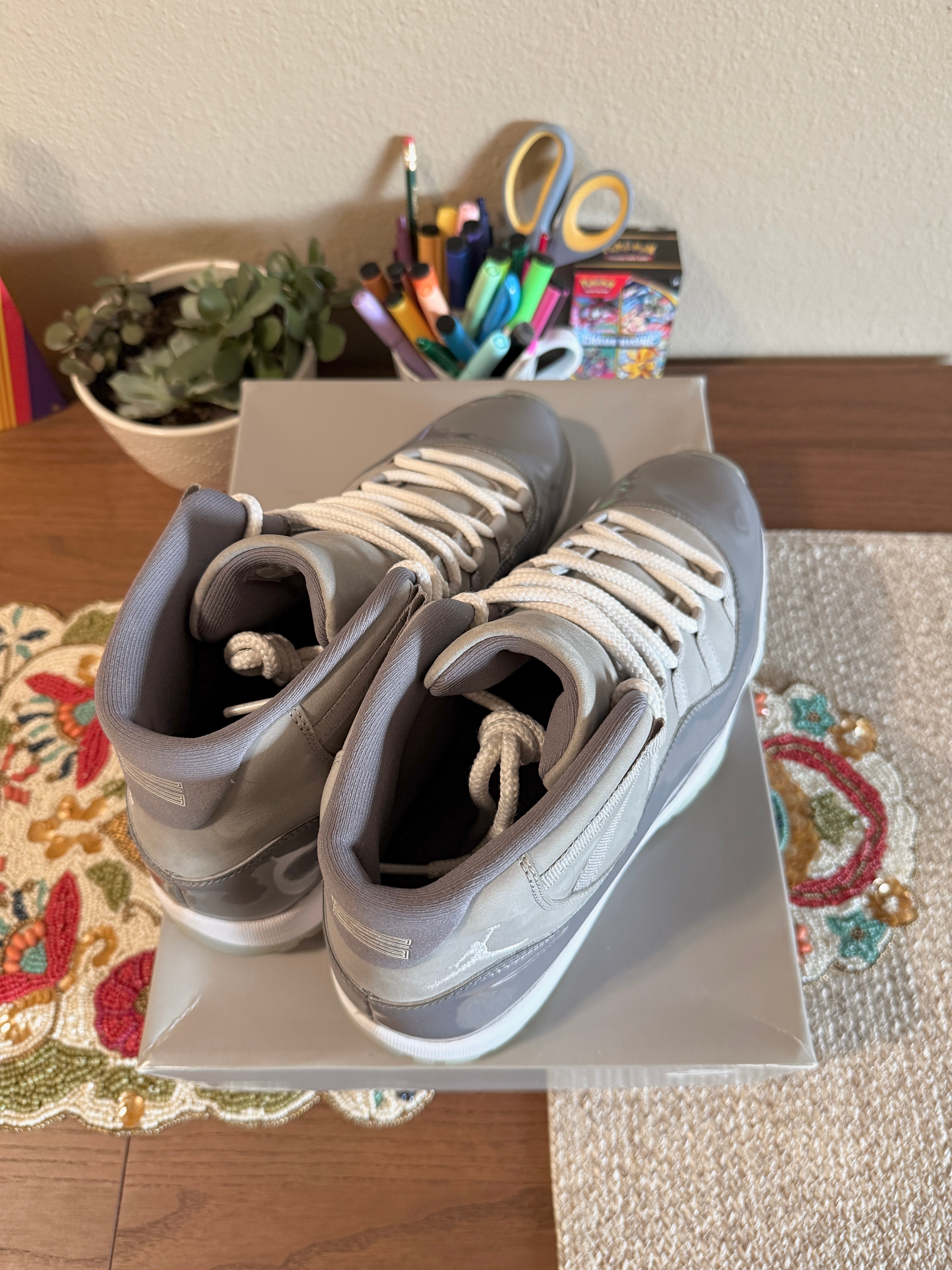 Jordan 11 Retro Cool Grey (2021) Size 12 USED