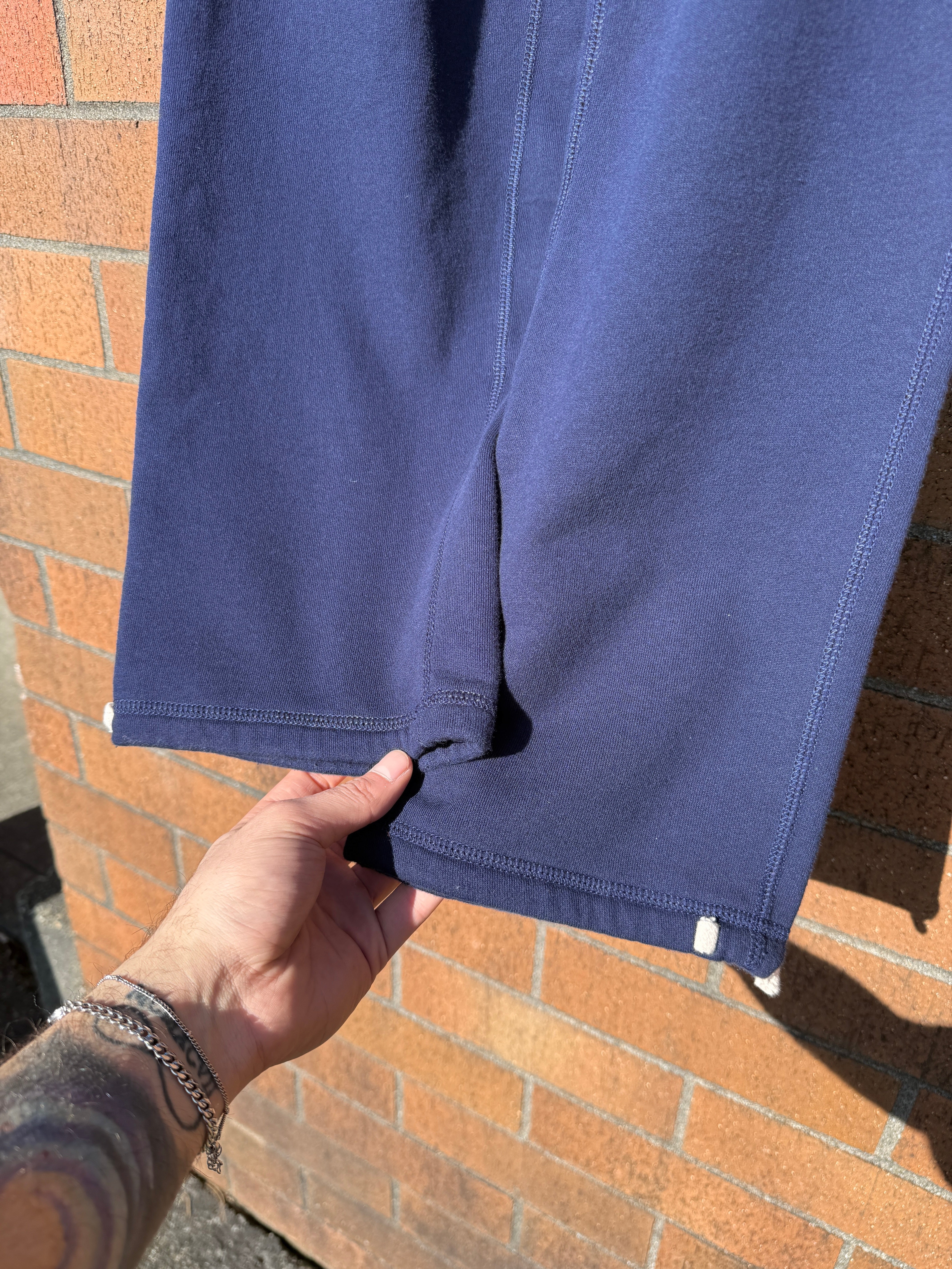2017 Polo Ralph Lauren Navy Blue Wide Leg Sweat Pants Sz L