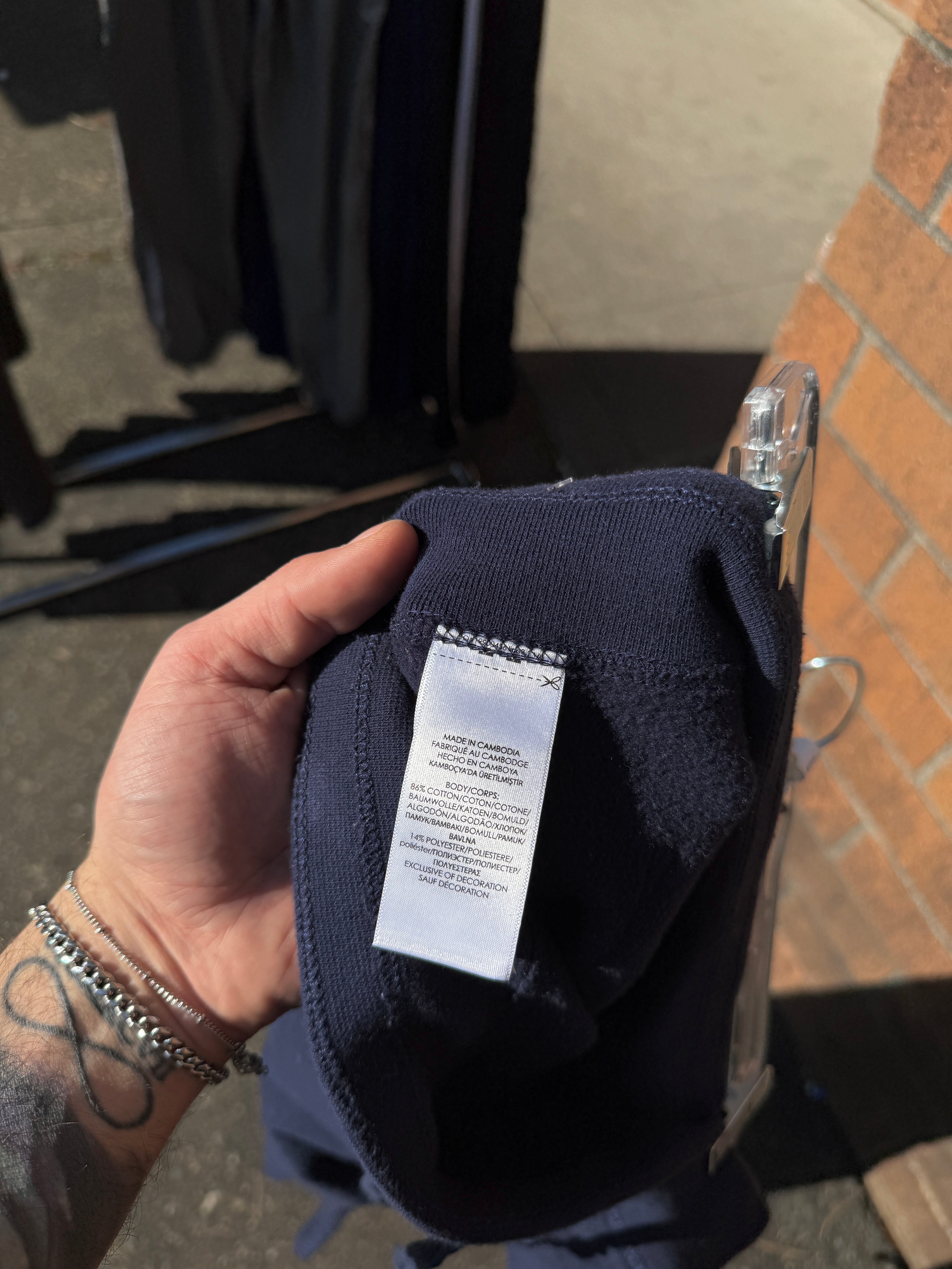 2017 Polo Ralph Lauren Navy Blue Wide Leg Sweat Pants Sz L