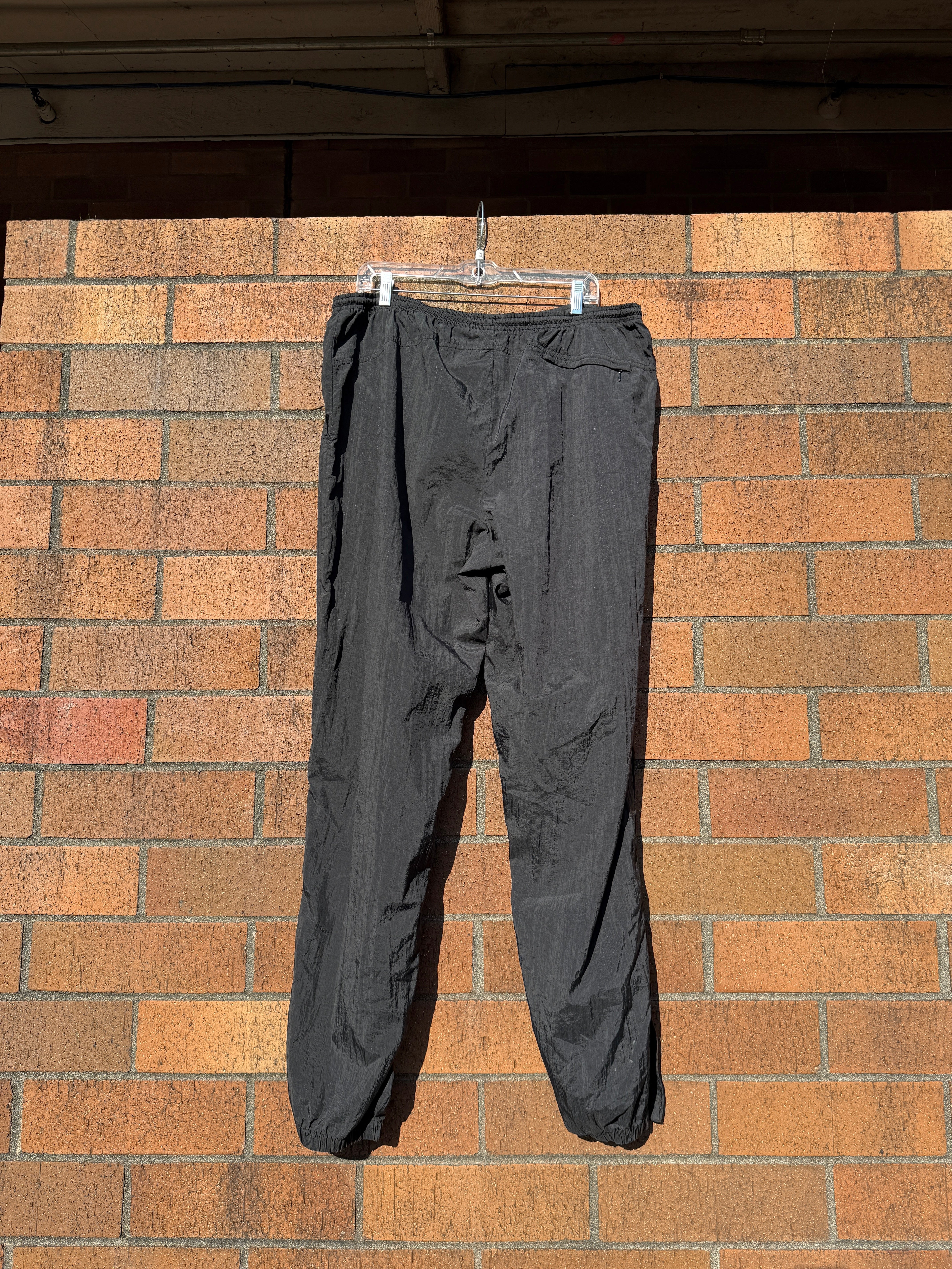 90s Nike Tonal Black Track Pants Sz XL